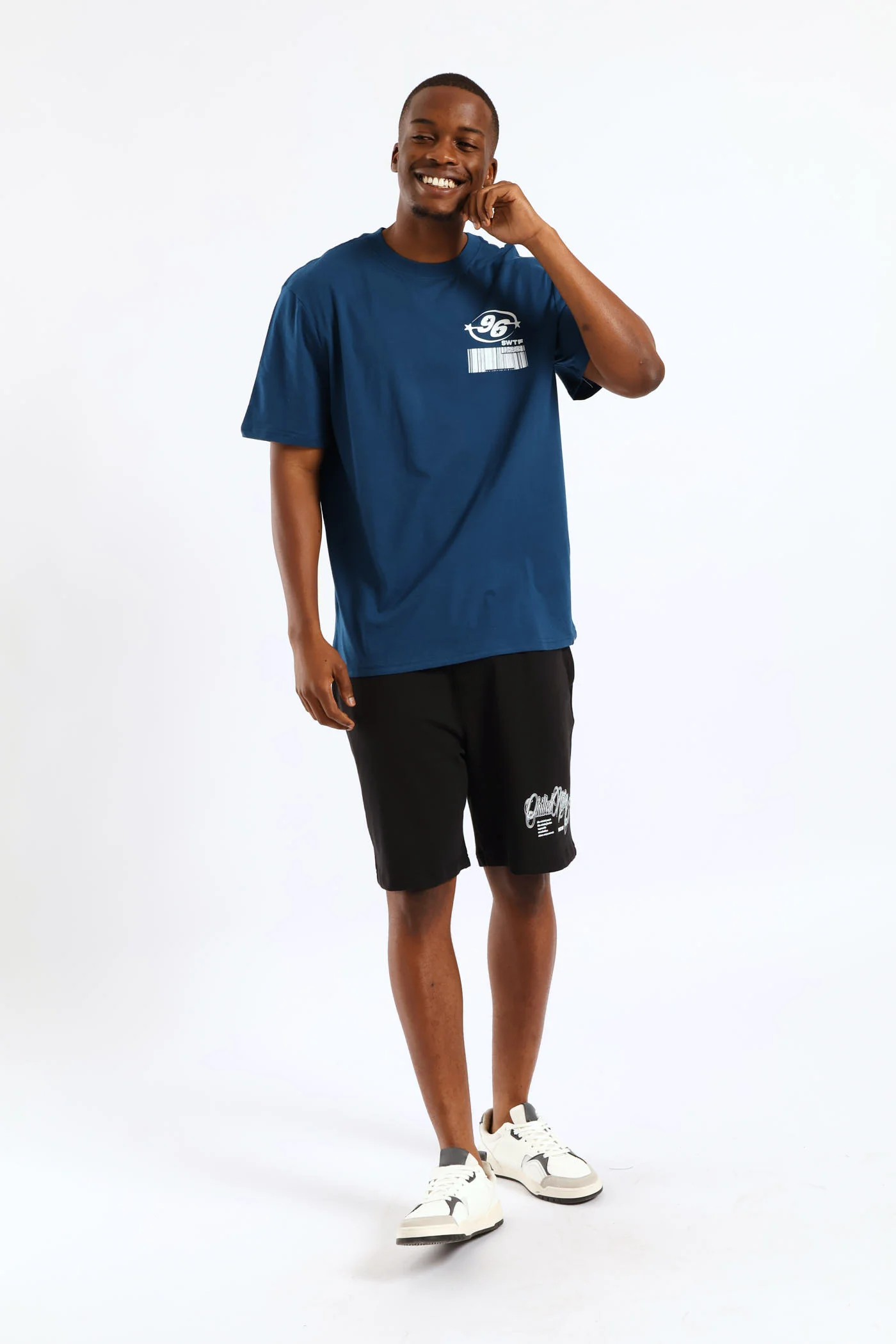 Skyway Front & Back Tee - Blue - Image 3