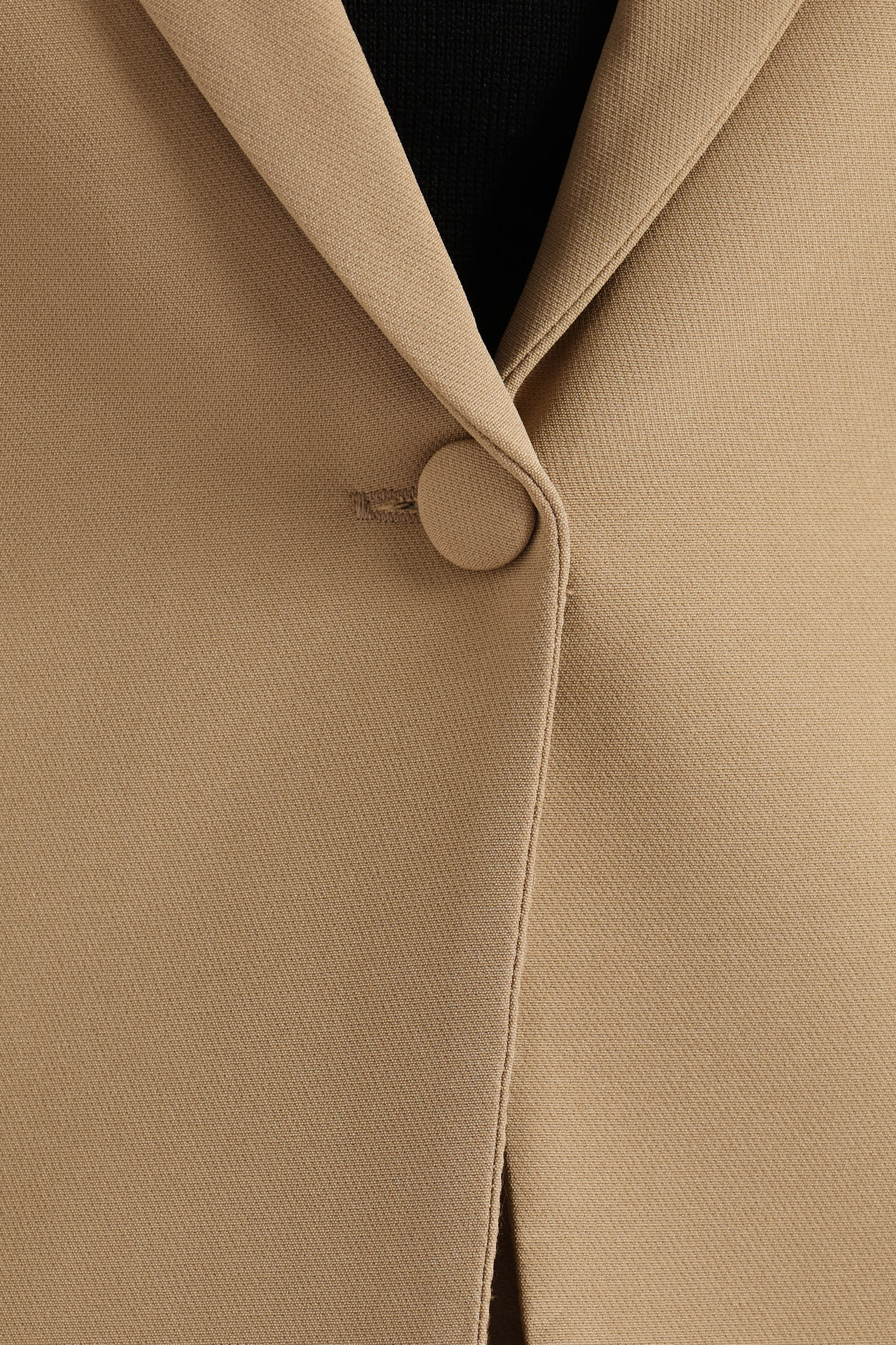 Slanted Pocket Blazer - Taupe - Image 5