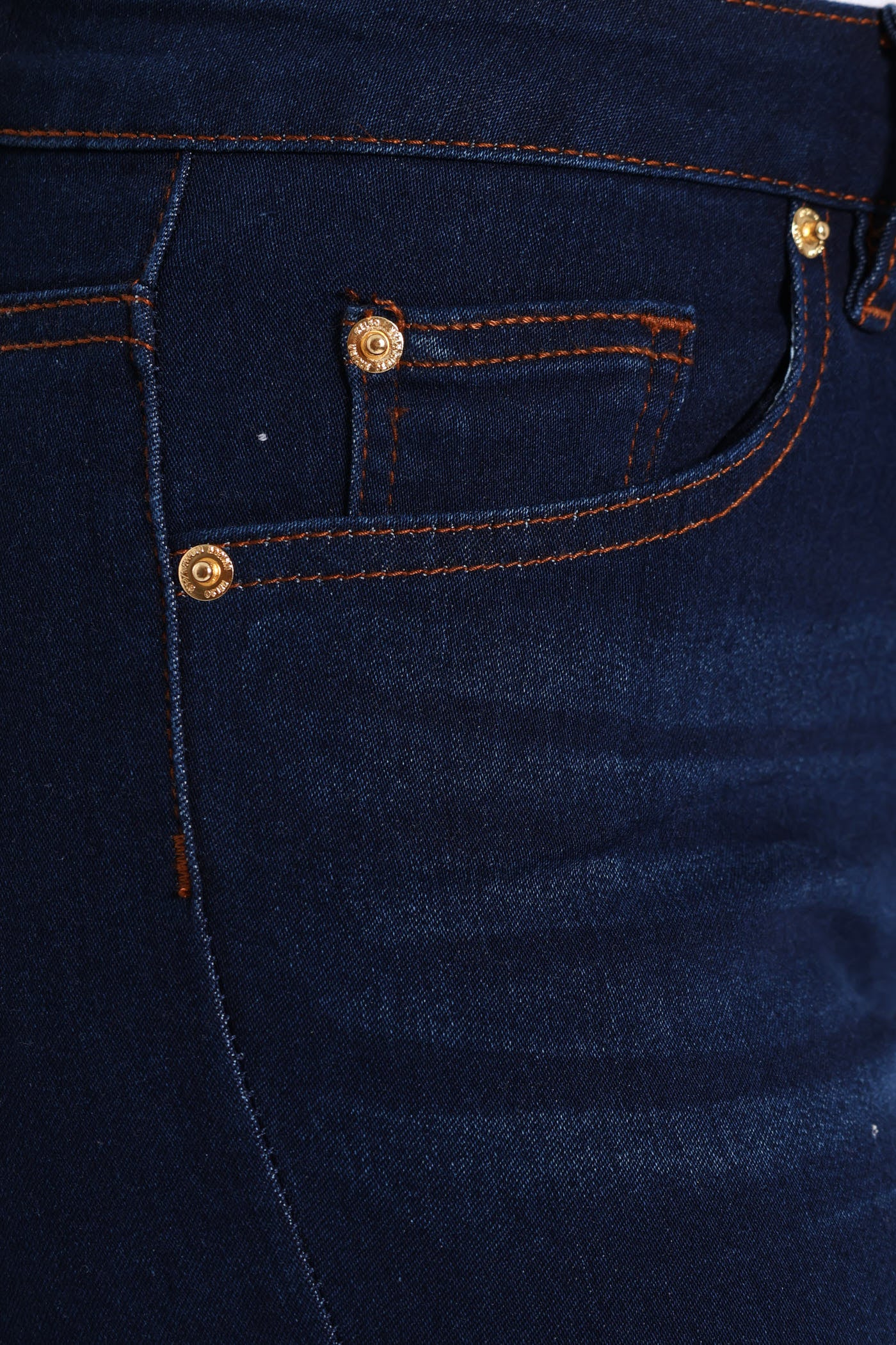 Slash Knee Anklegrazer Skinny Jean - Dark Wash - Image 5