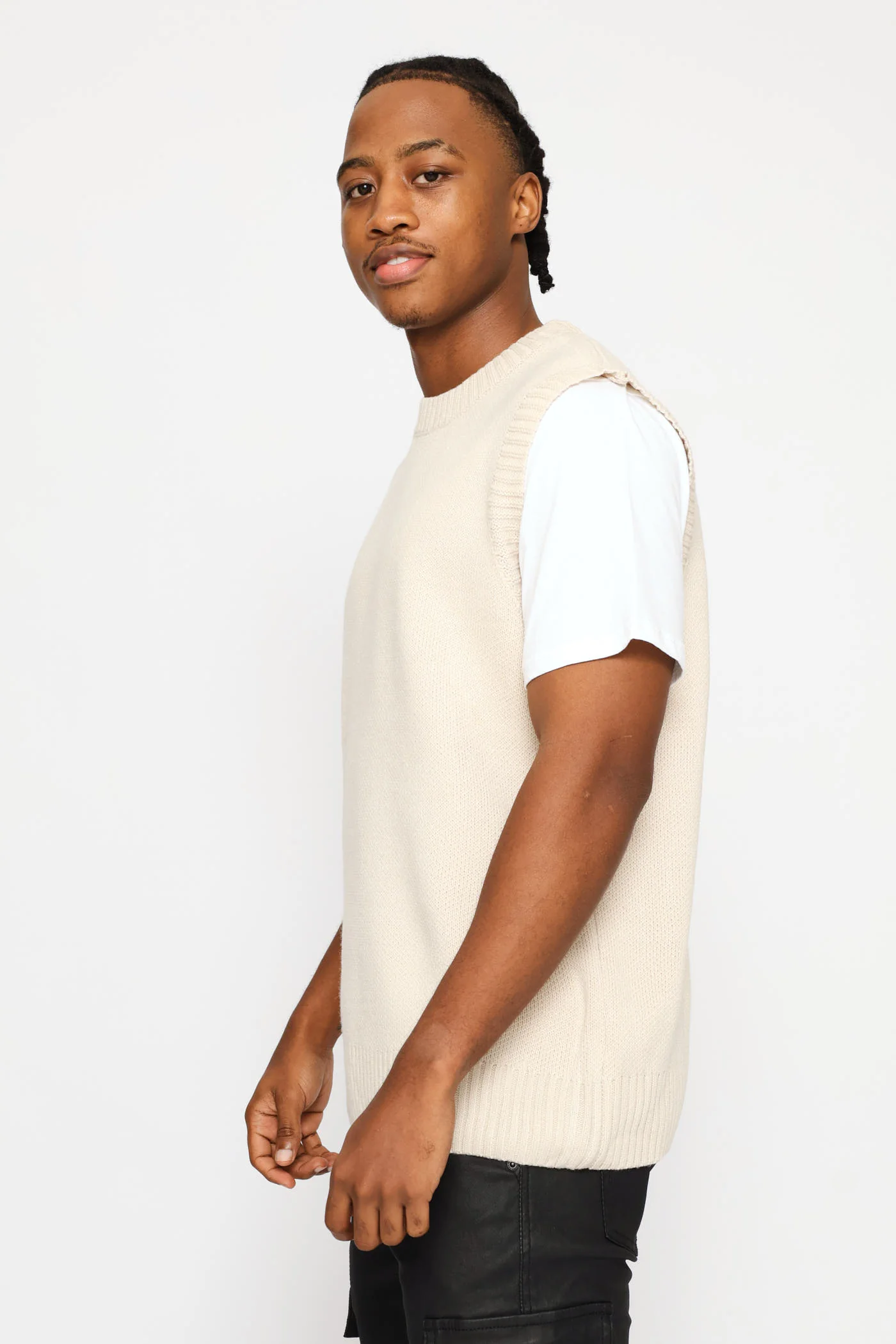 Sleeveless Jersey - Light Stone - Image 3