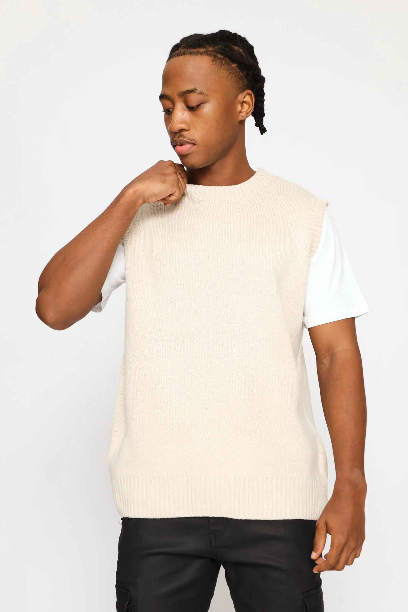 Sleeveless Jersey - Light Stone - Image 4