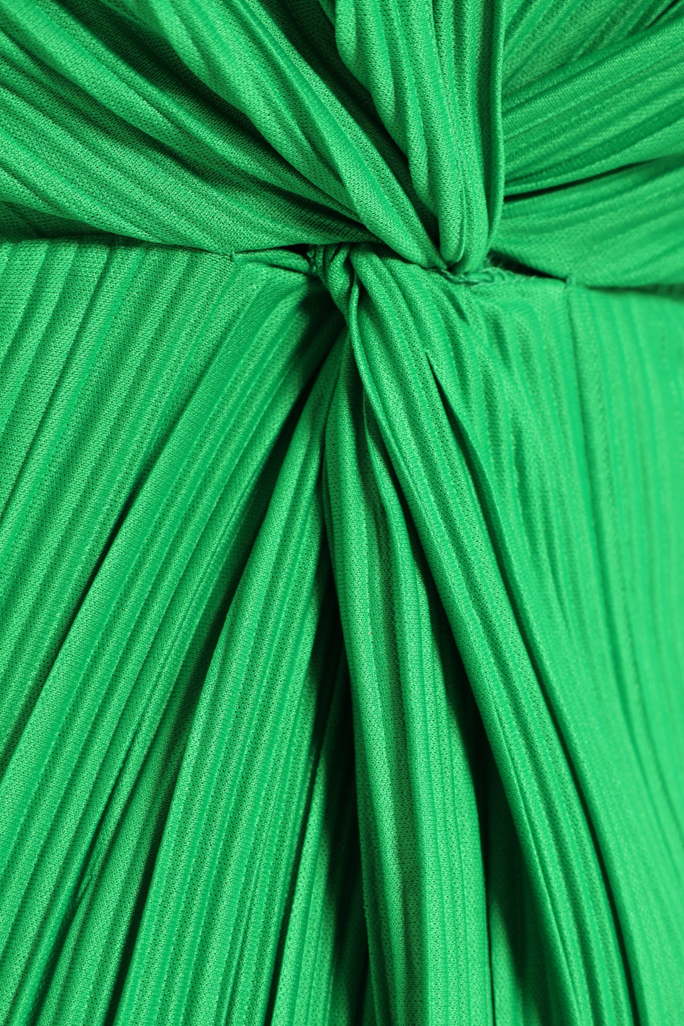 Sleeveless Knot Front Column Midaxi Dress - Emerald - Image 6