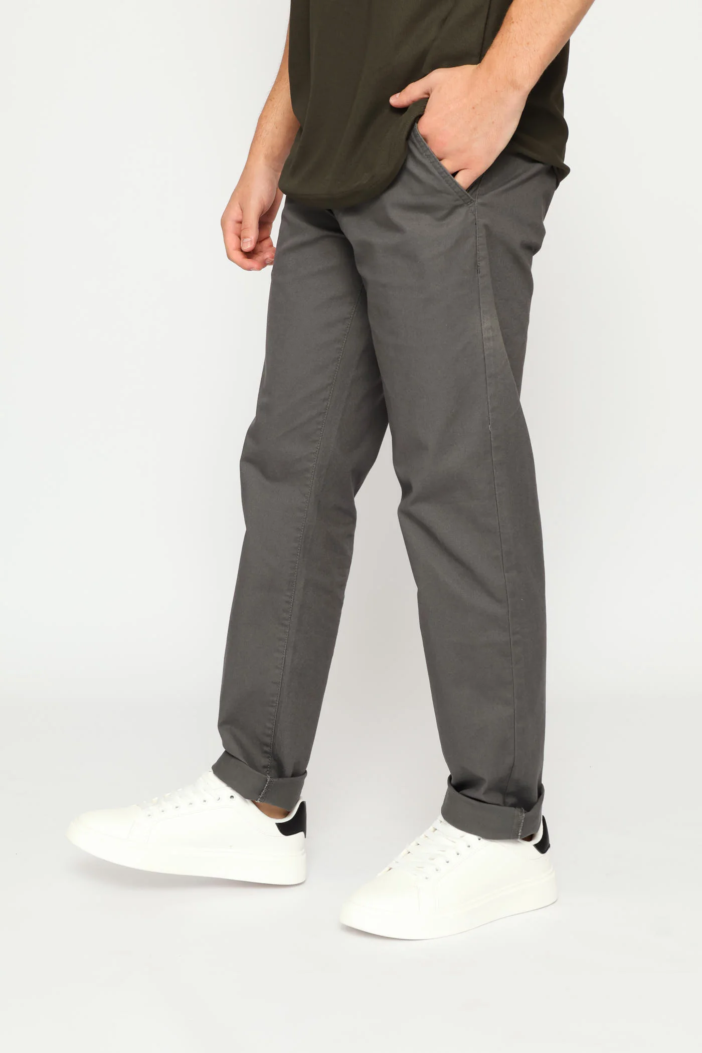 Slim Chino - Grey - Image 4