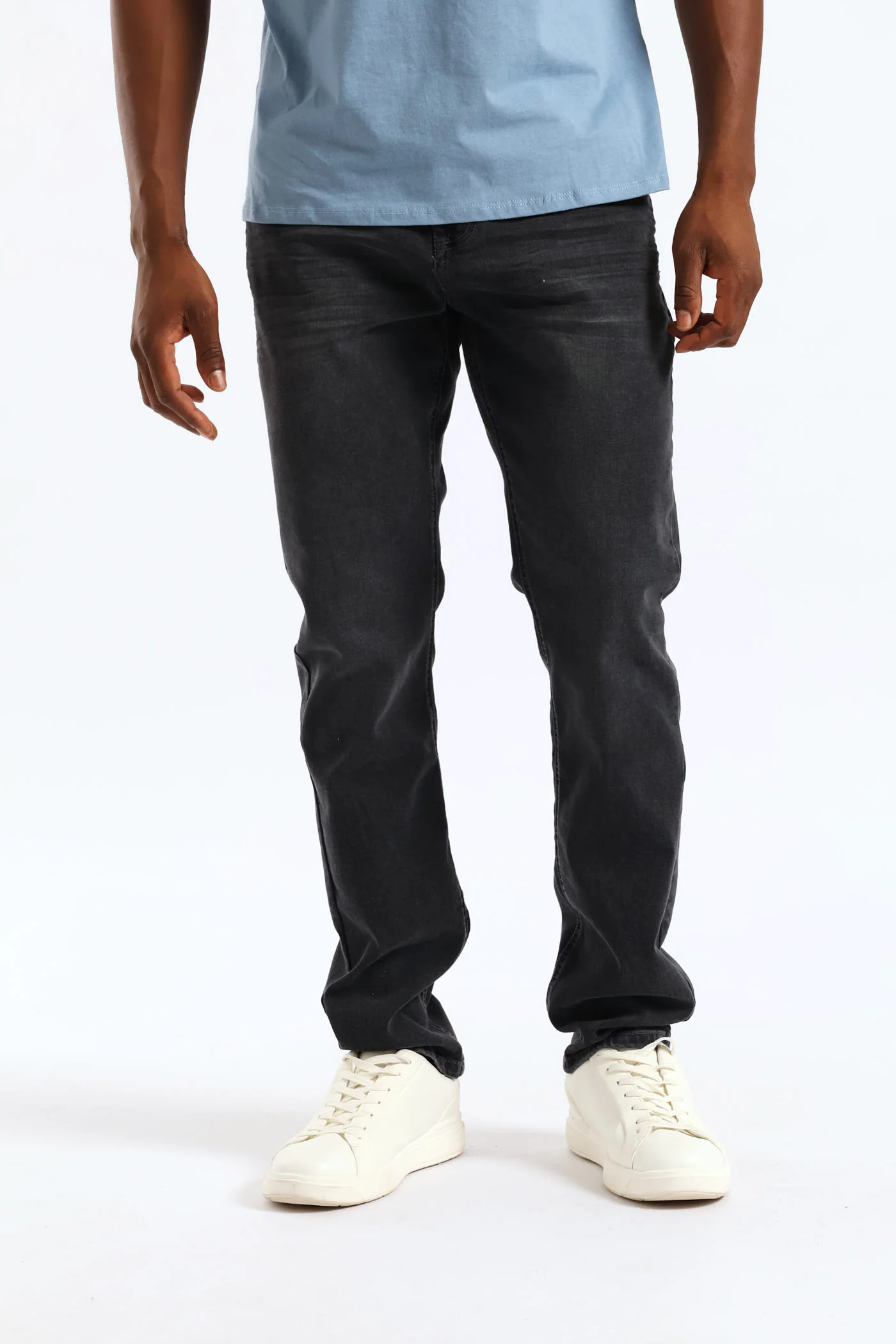 Slim Denim Jean - Charcoal - Image 3