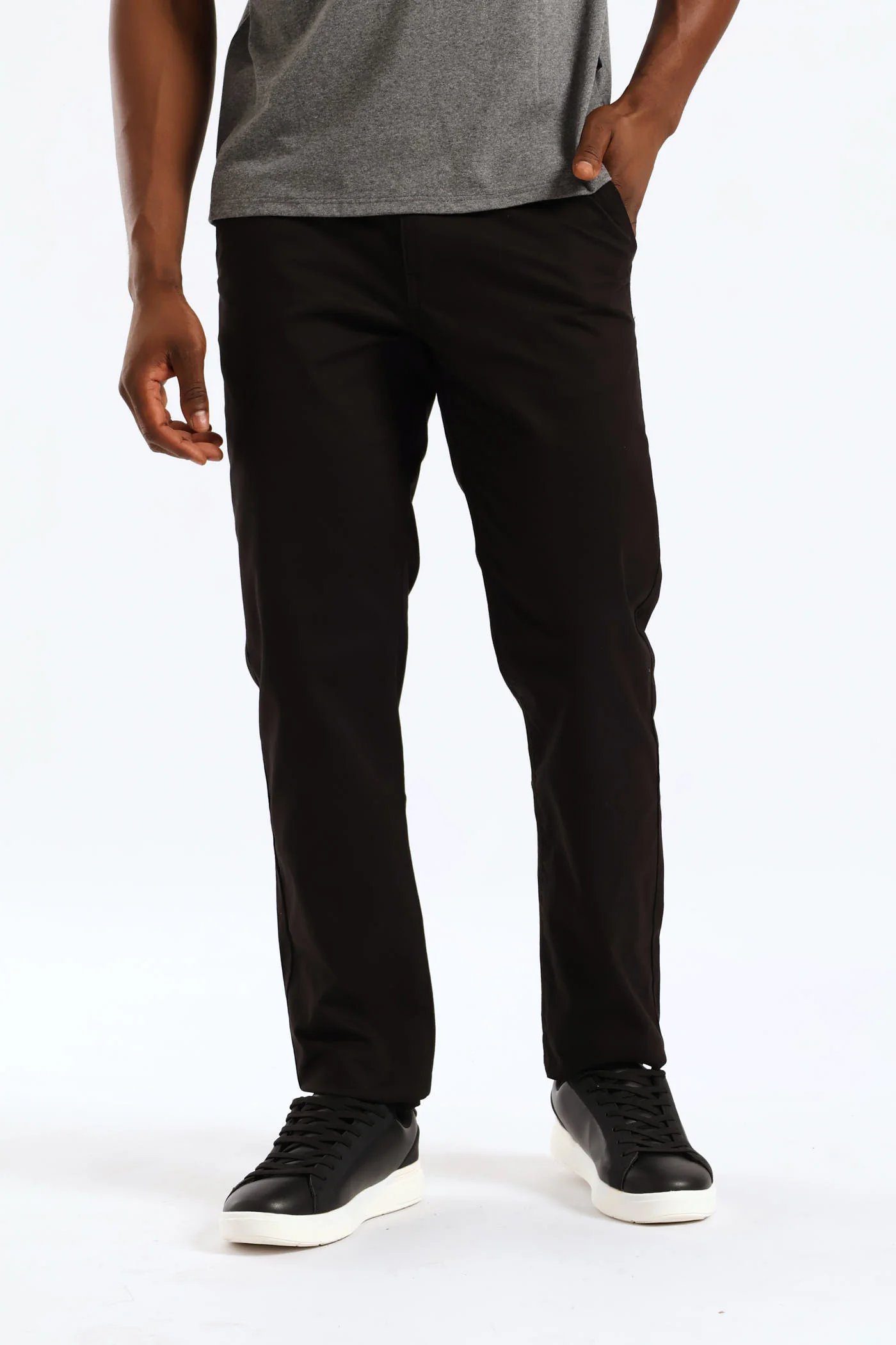 Slim Fit Chino - Black - Image 2