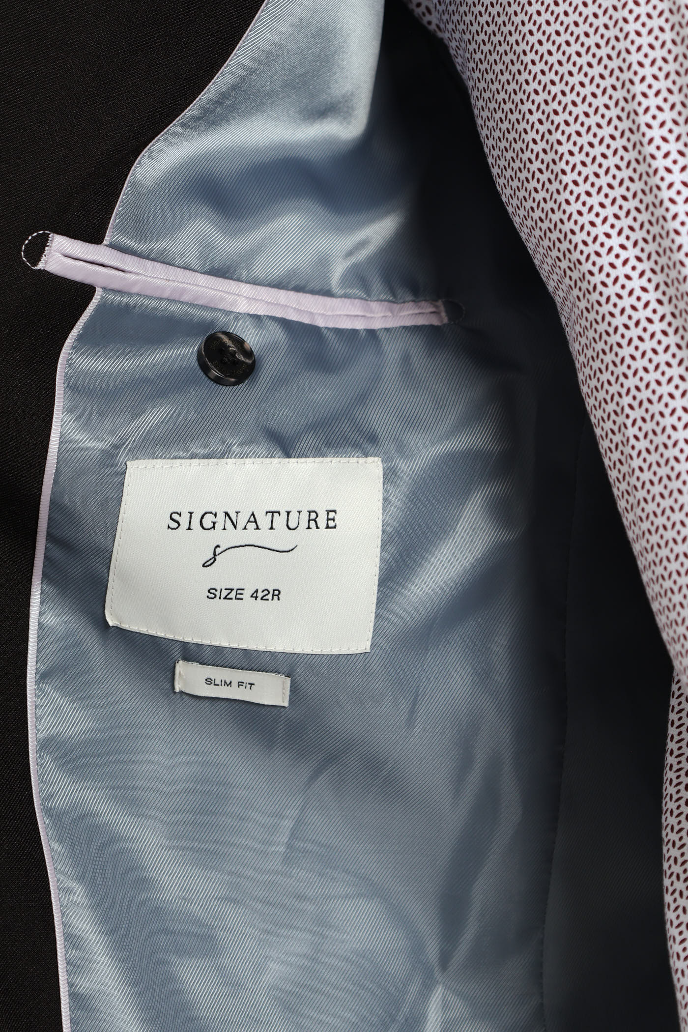 Slim Fit Essential Suit Jacket - Black - Image 5
