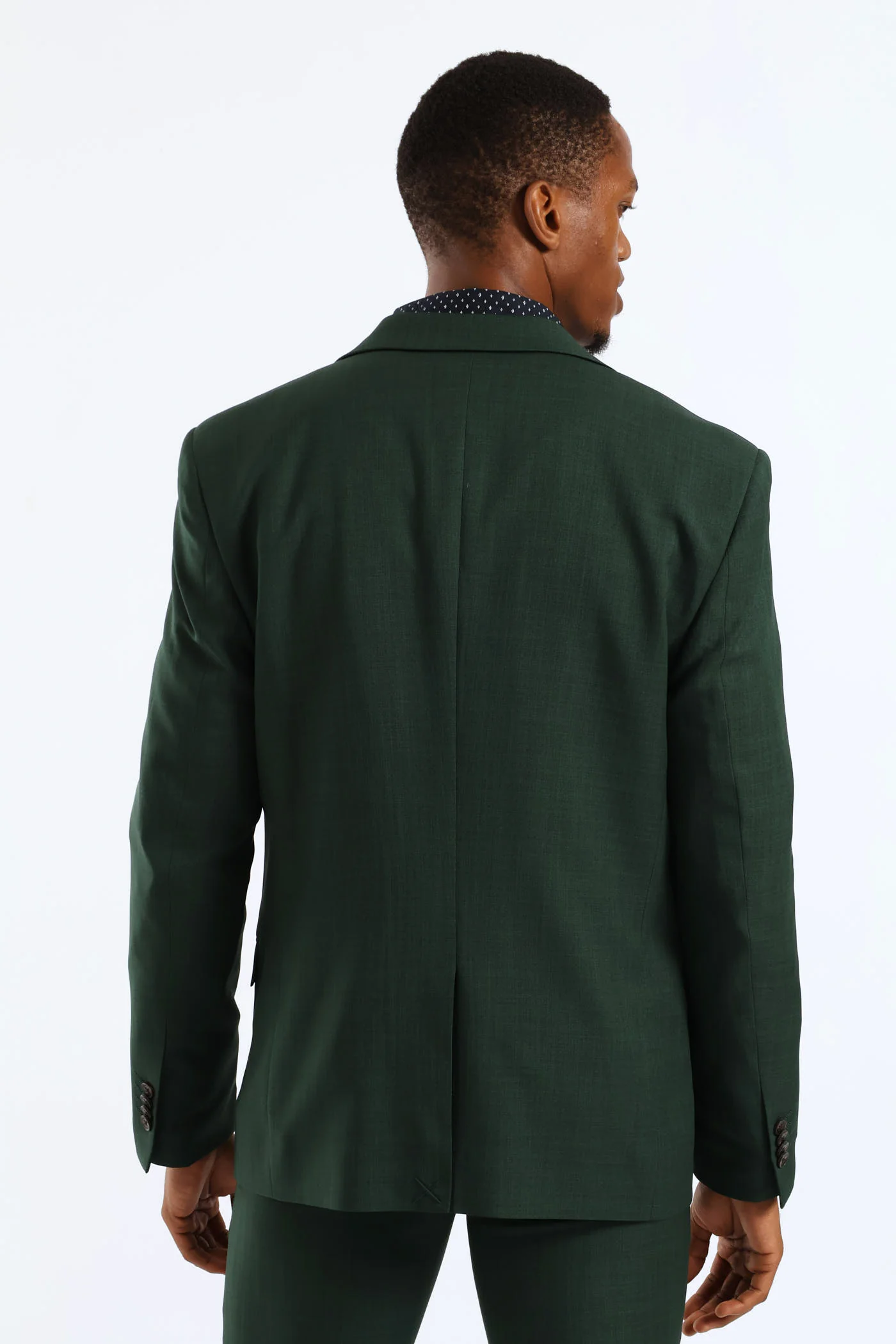 Slim Fit Essential Suit Jacket - Olive - Image 4