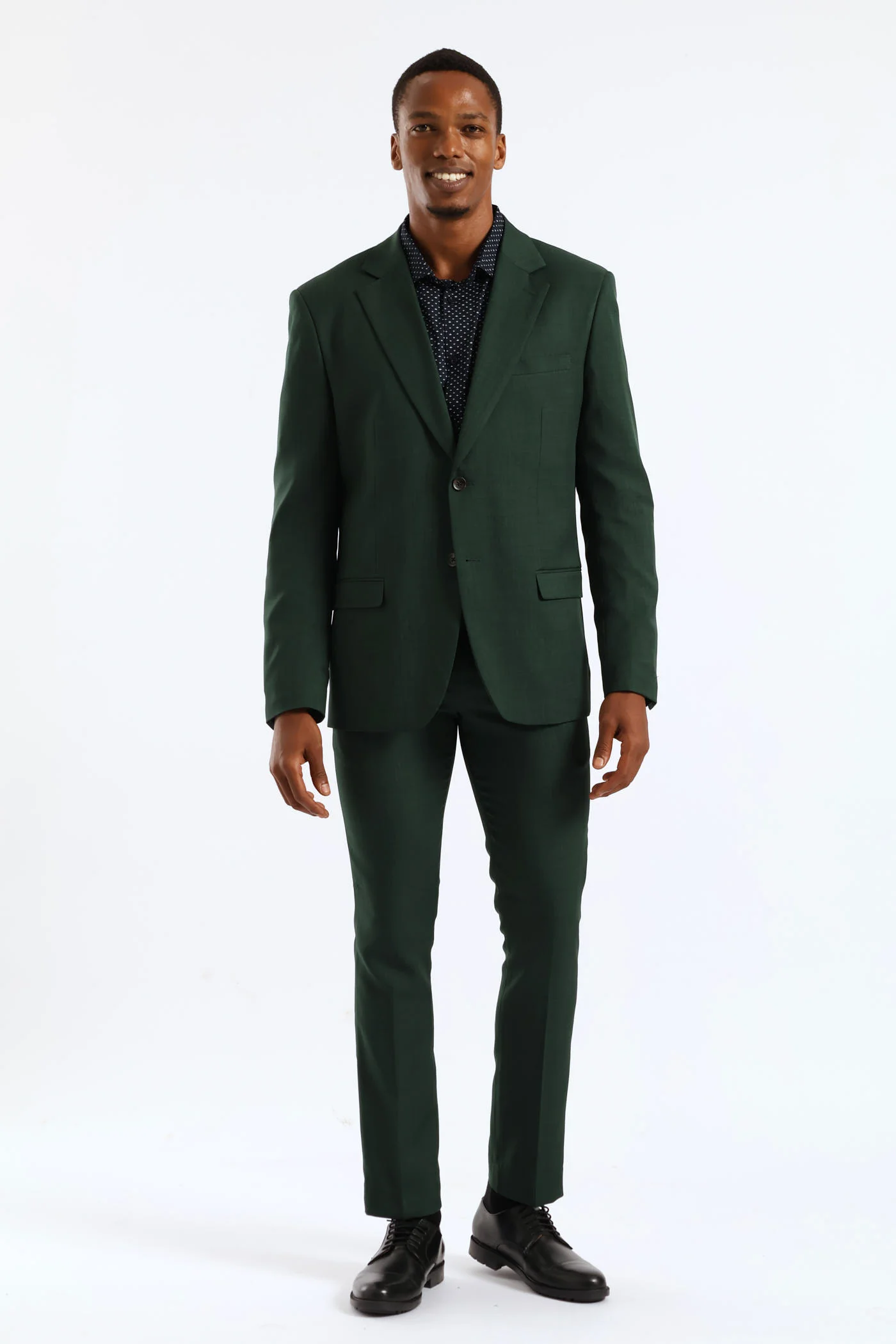 Slim Fit Essential Suit Jacket - Olive - Image 5