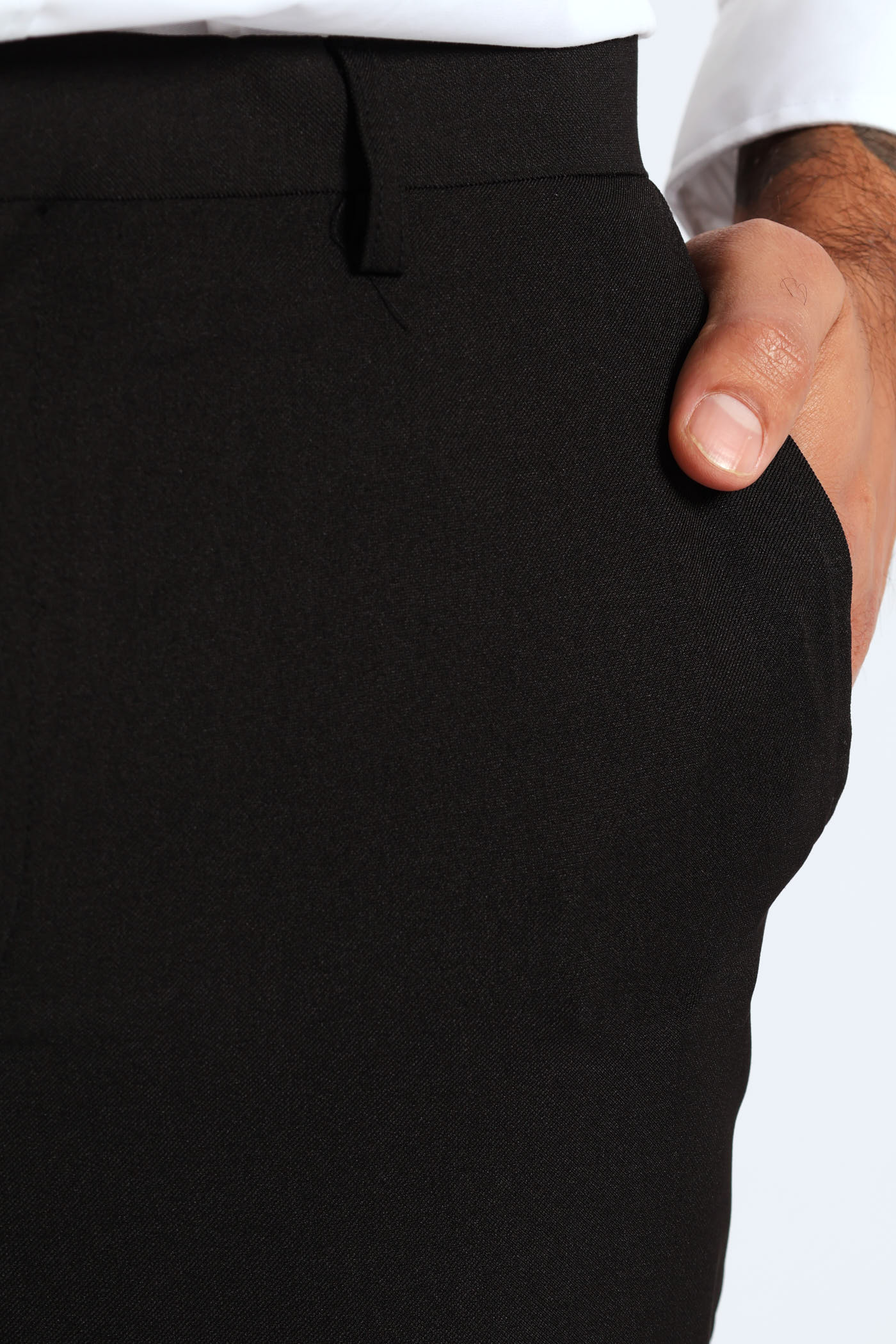 Slim Fit Essential Suit Trouser - Black - Image 4