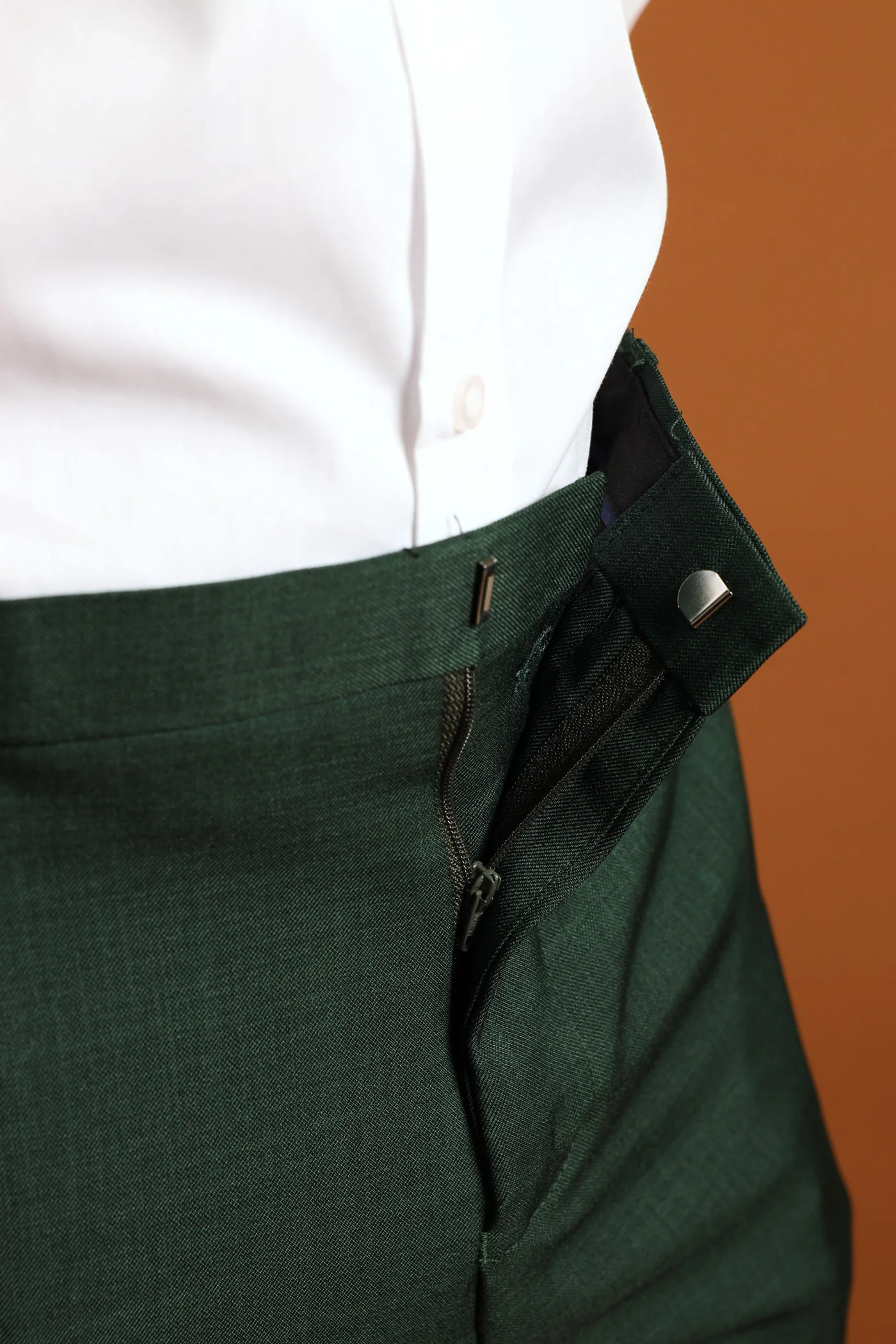 Slim Fit Essential Suit Trouser - Green - Image 5
