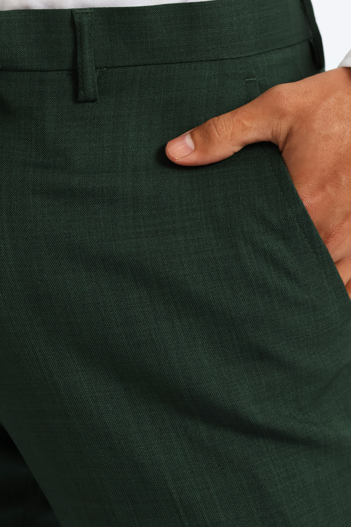 Slim Fit Essential Suit Trouser - Olive - Image 2