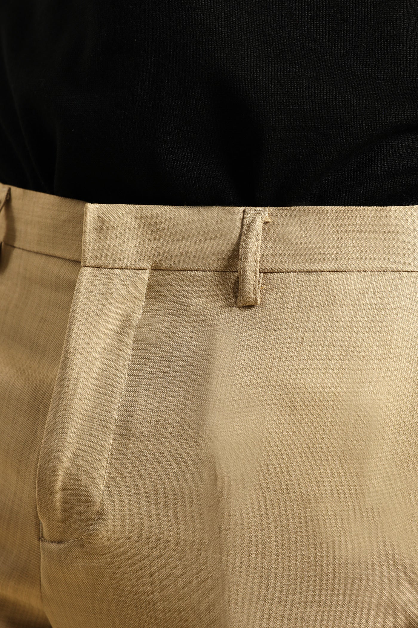 Slim Fit Essential Suit Trouser - Tan - Image 3