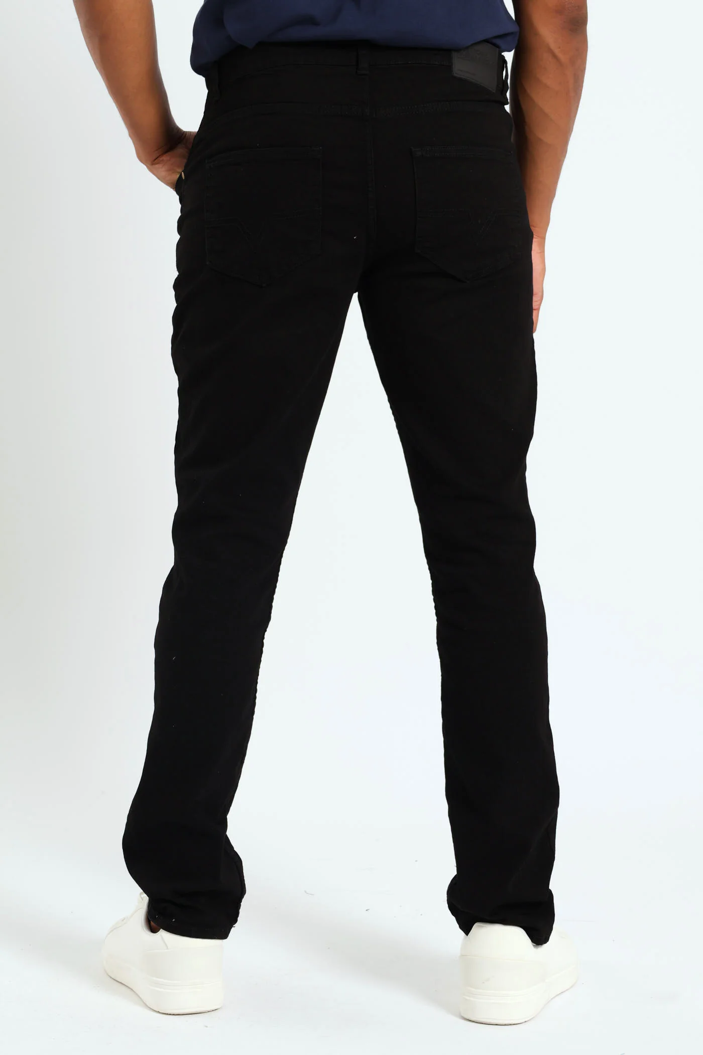 Slim Fit Jeans - Black - Image 3
