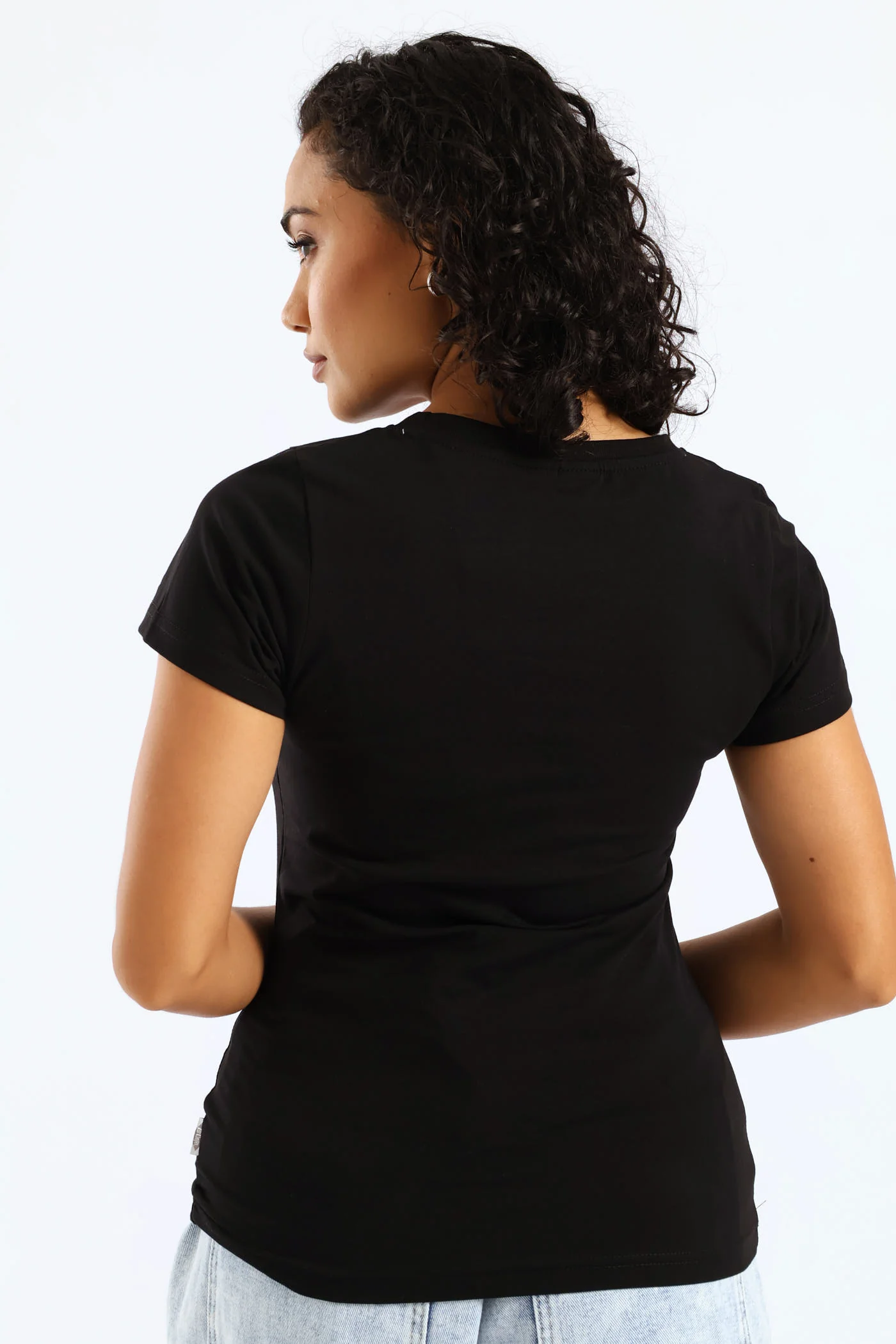 Slim Fit T-Shirt - Black - Image 4
