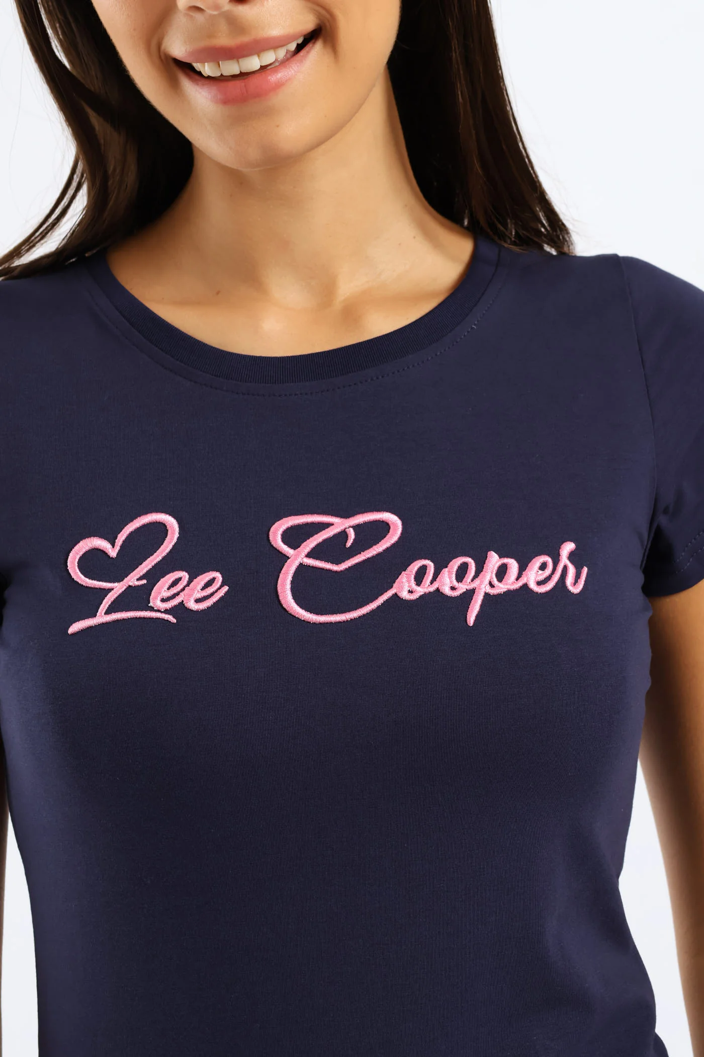 Slim Fit T-Shirt - Navy - Image 3