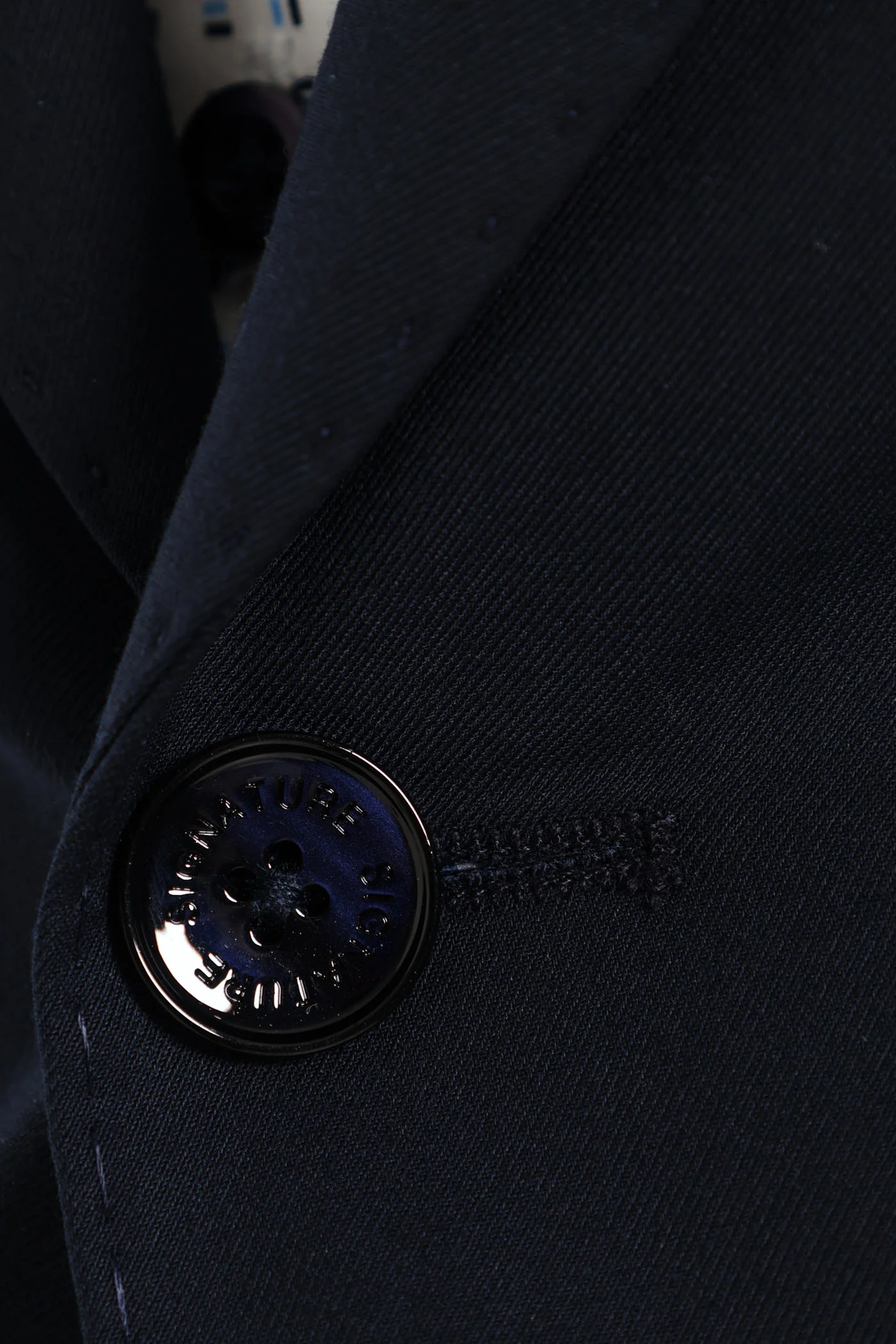 Slim Fit Viscose Blend Jacket - Navy - Image 6