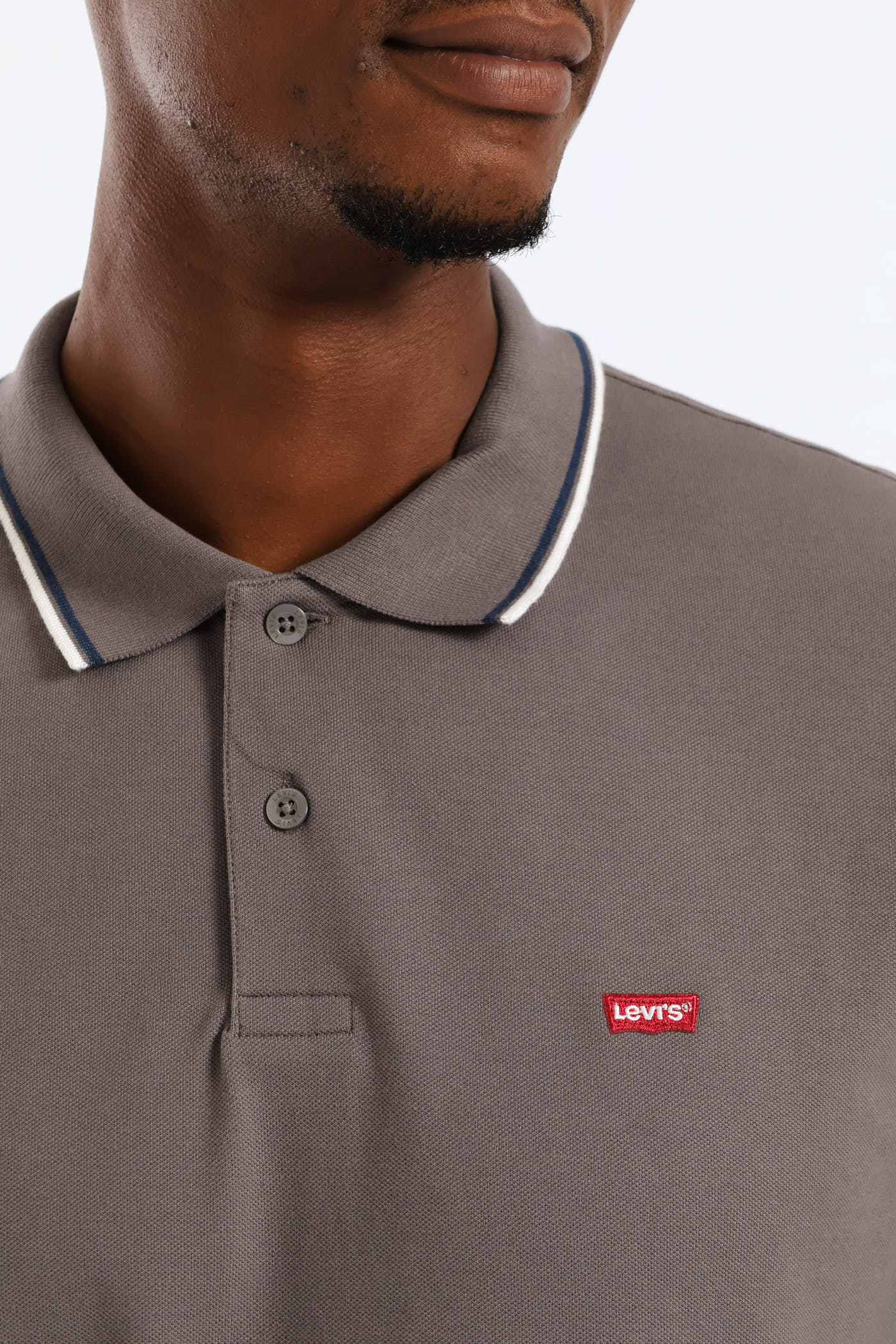 Slim Housemark Polo Golfer - Grey - Image 2