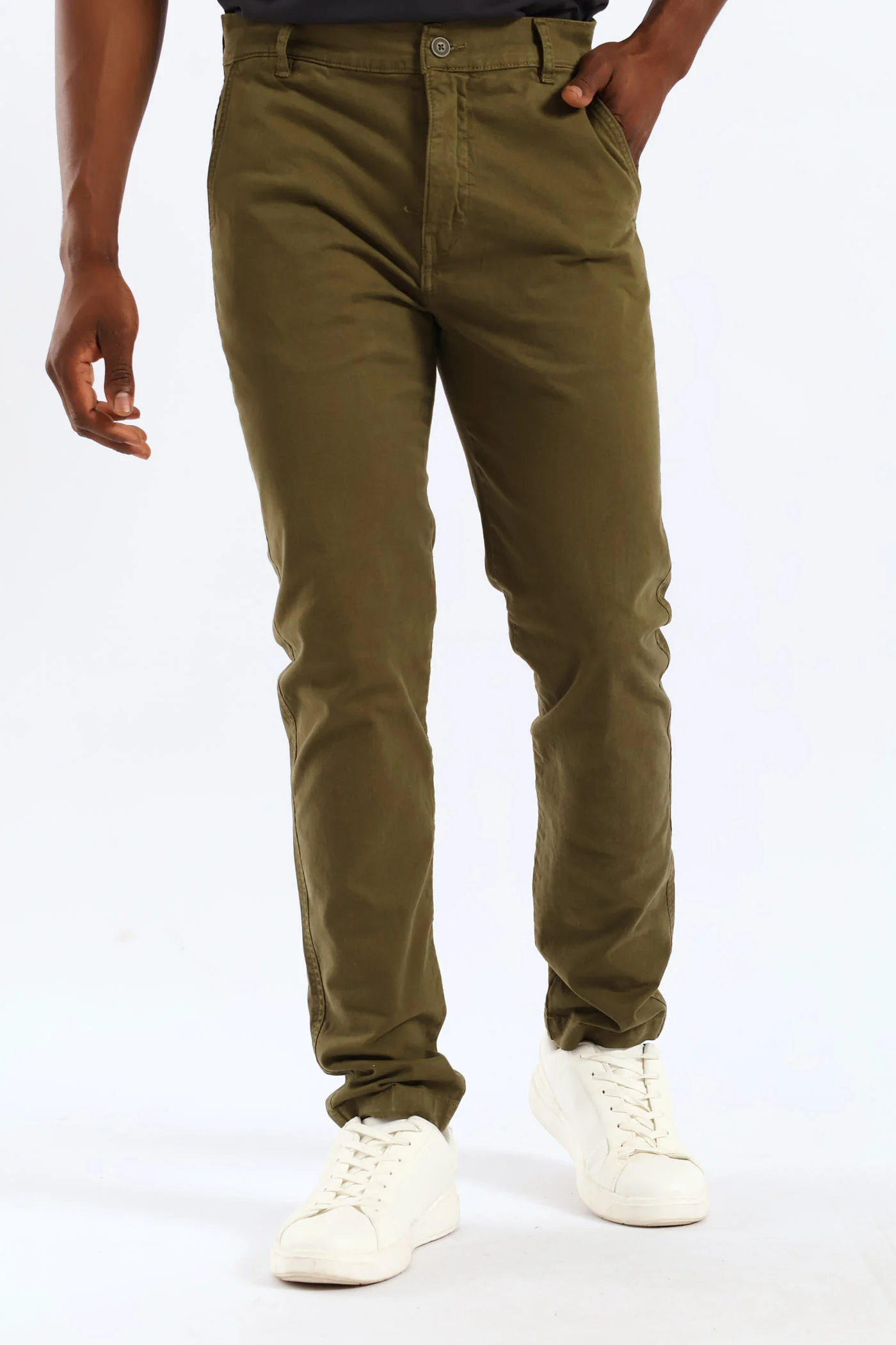 Slim III Chino Pant - Olive - Image 3