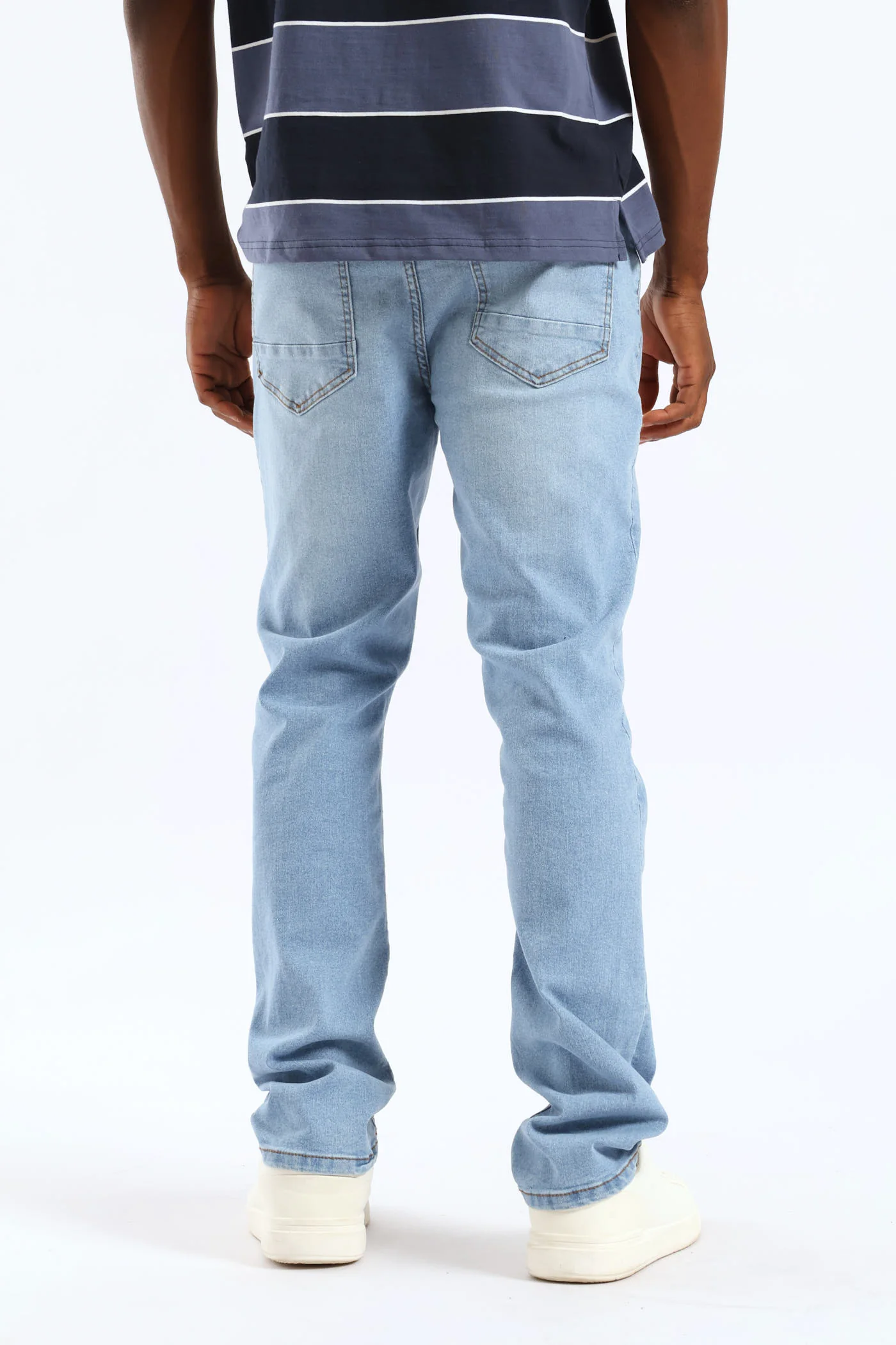 Slim Leg Denim - Light Wash - Image 4