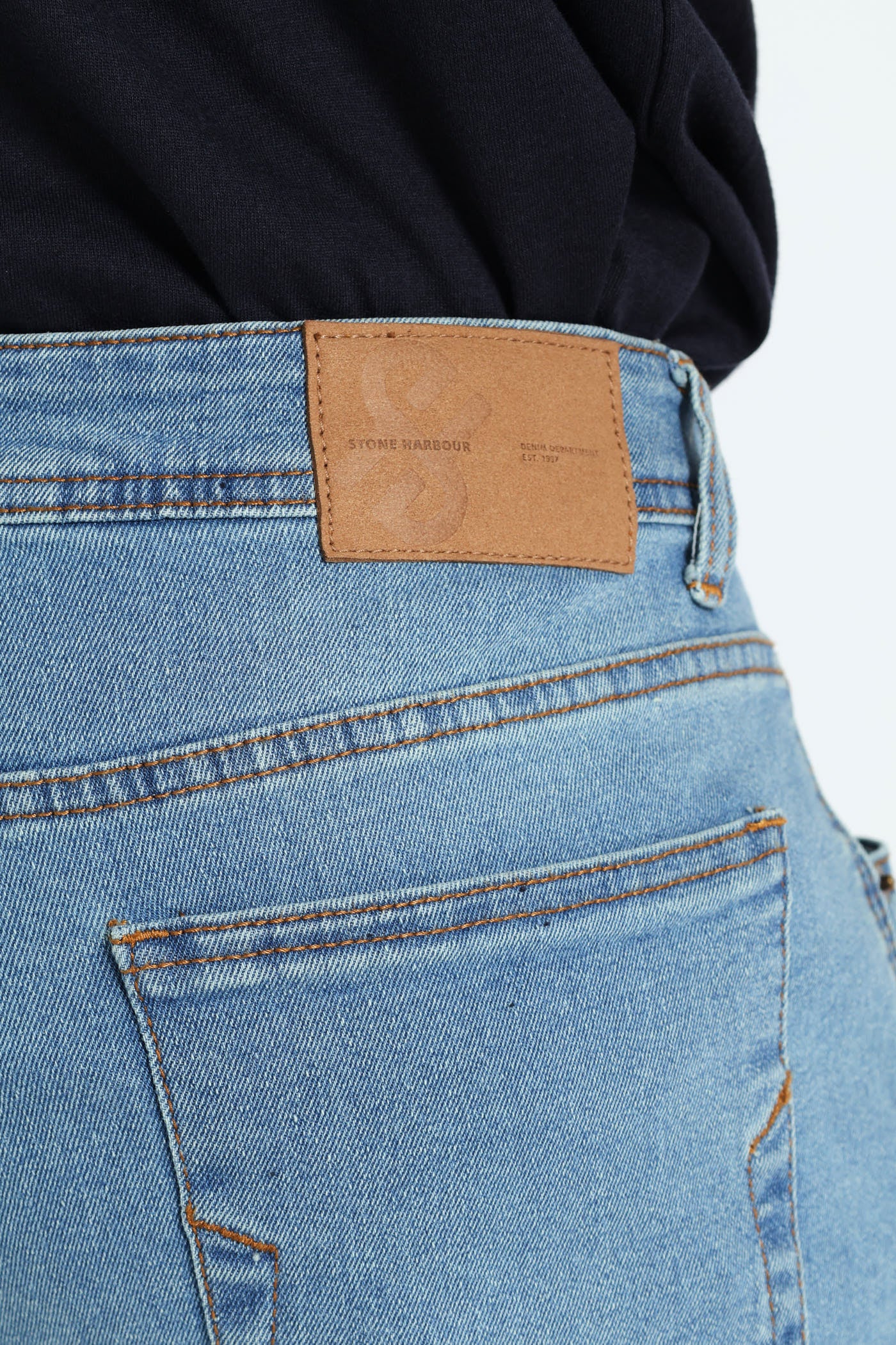 Slim Leg Jeans - Mid Denim - Image 4