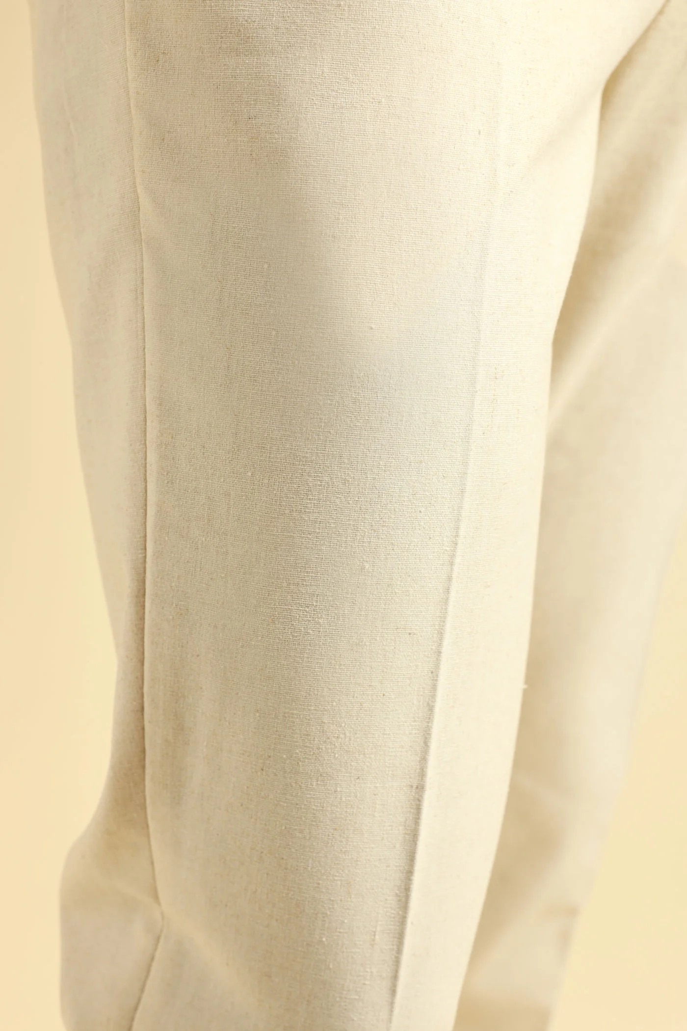 Slim Linen Suit Trouser - Natural - Image 6
