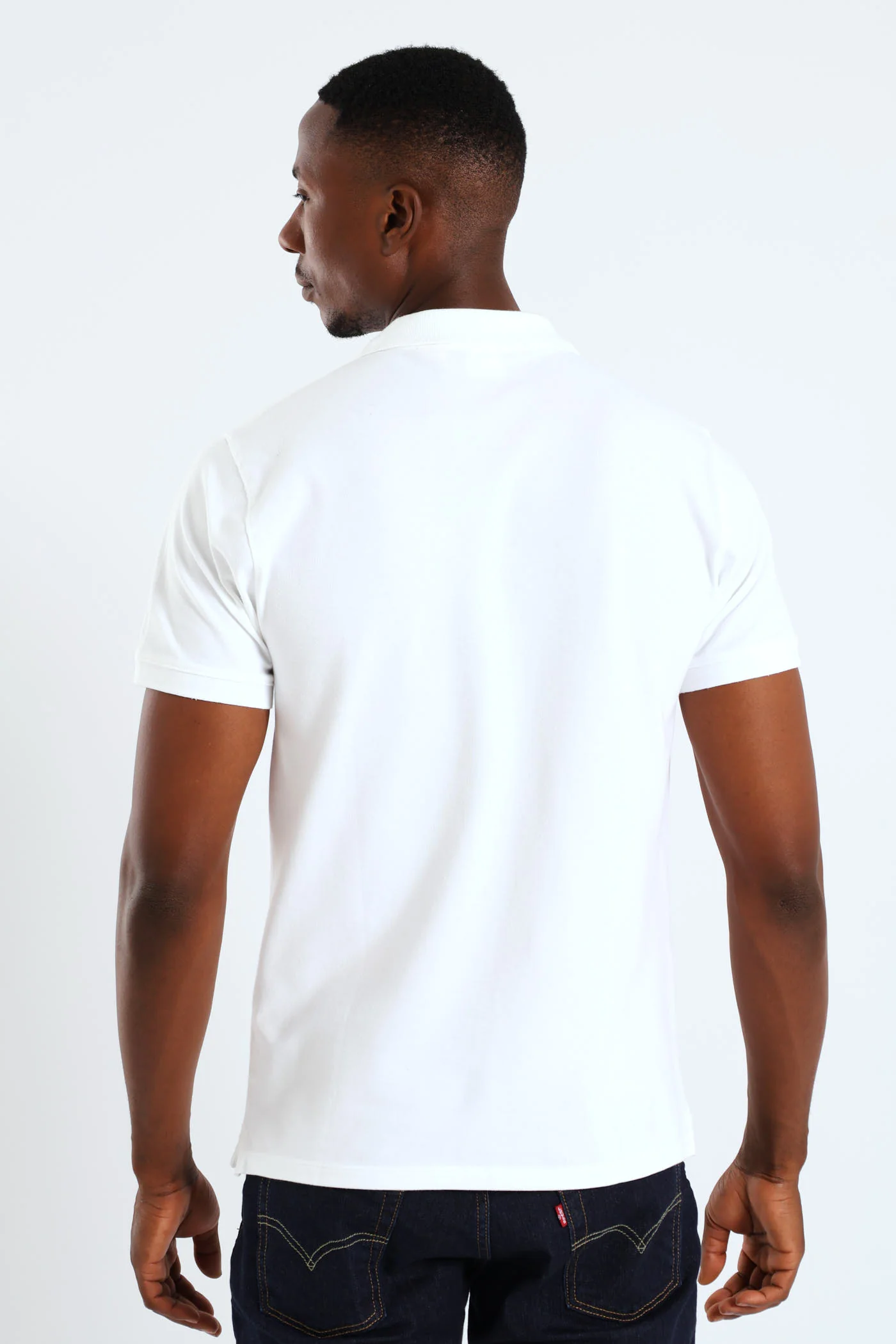 Slim Polo Golfer - White - Image 2