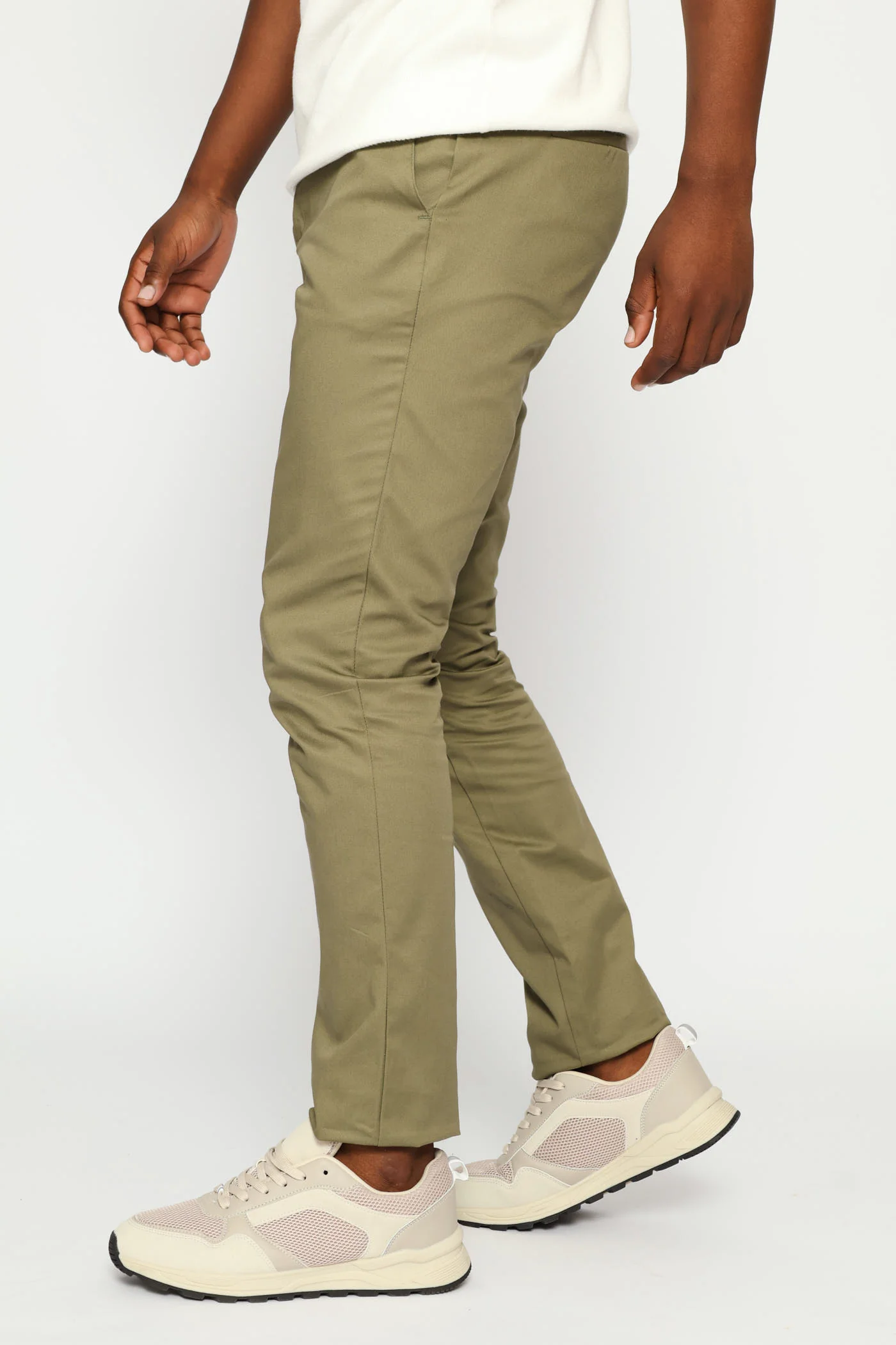 Slim Smart Chino - Olive - Image 2
