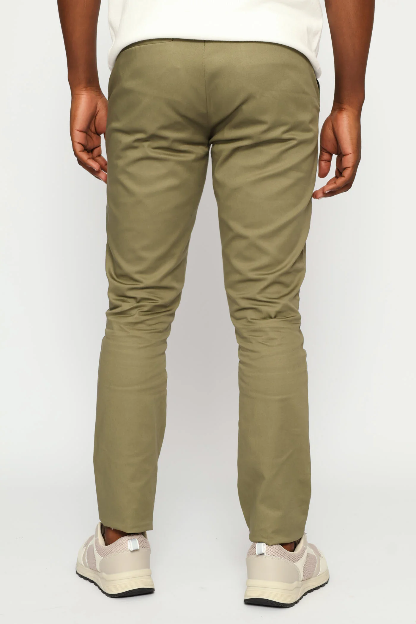 Slim Smart Chino - Olive - Image 4