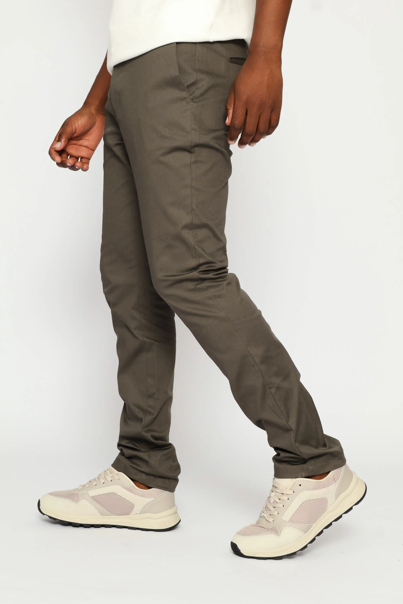 Slim Smart Chino - Taupe - Image 2