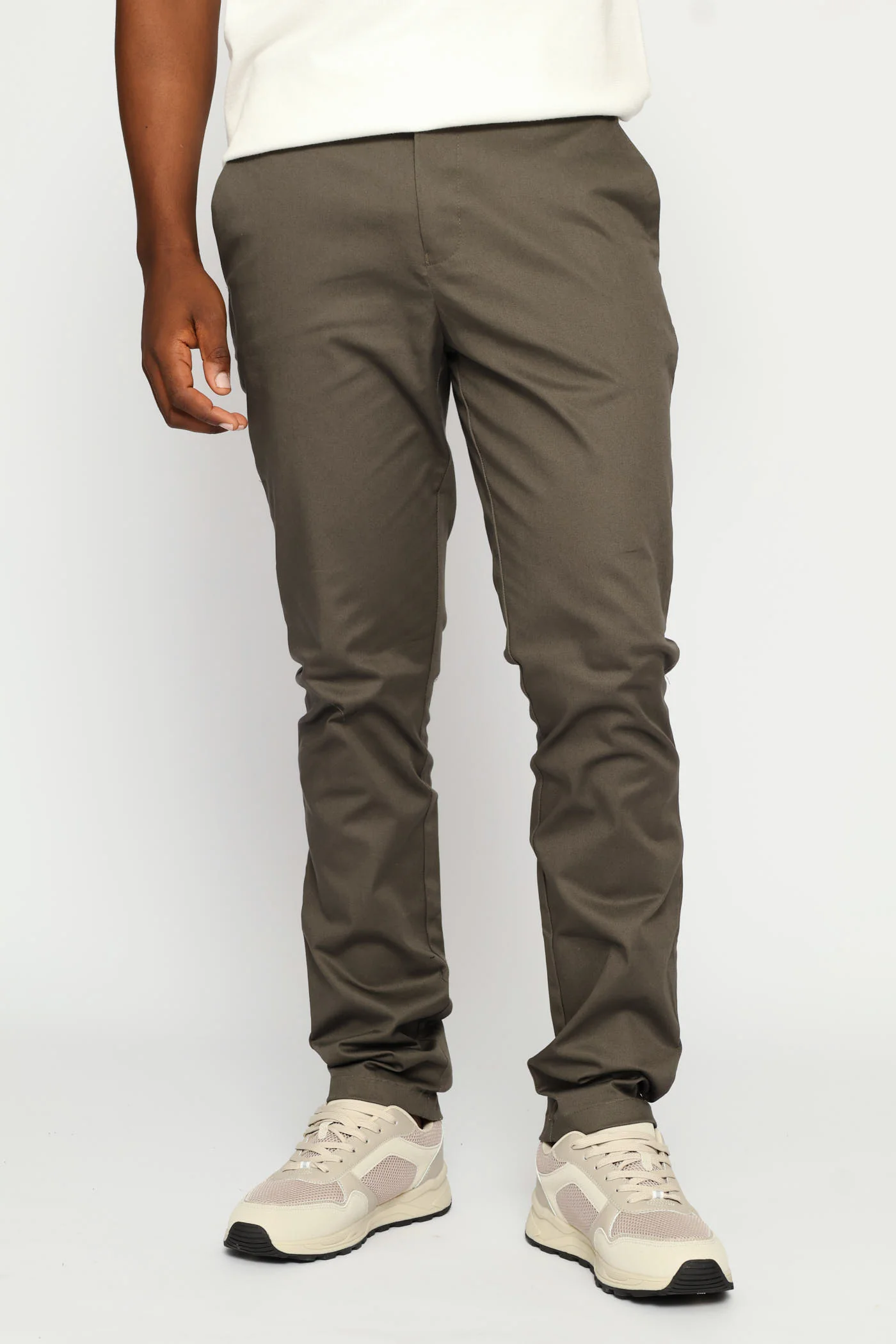 Slim Smart Chino - Taupe - Image 3