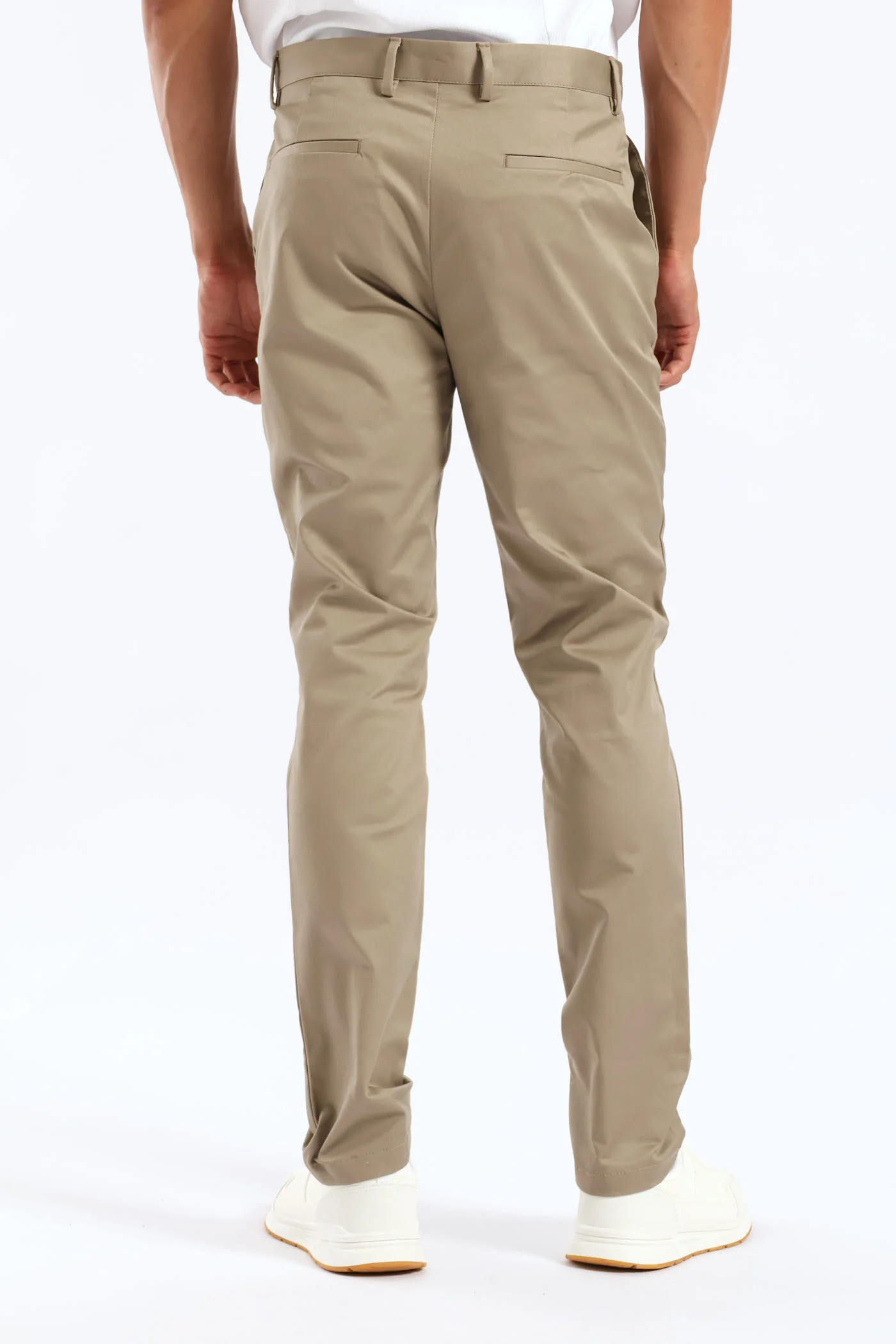 Slim Smart Chino Trouser - Camel - Image 3
