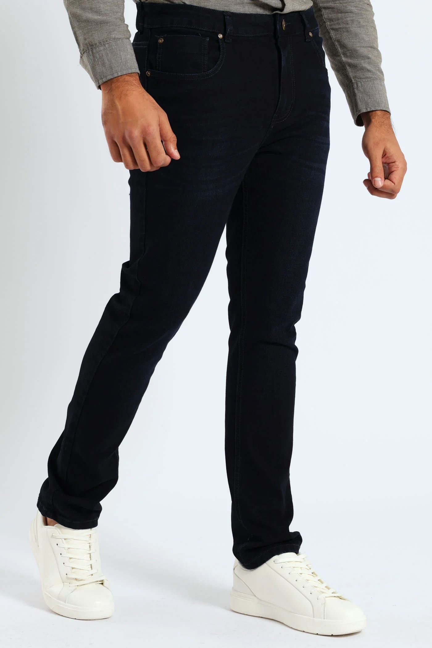 Slim Stretch Denim - Blue/Black - Image 2