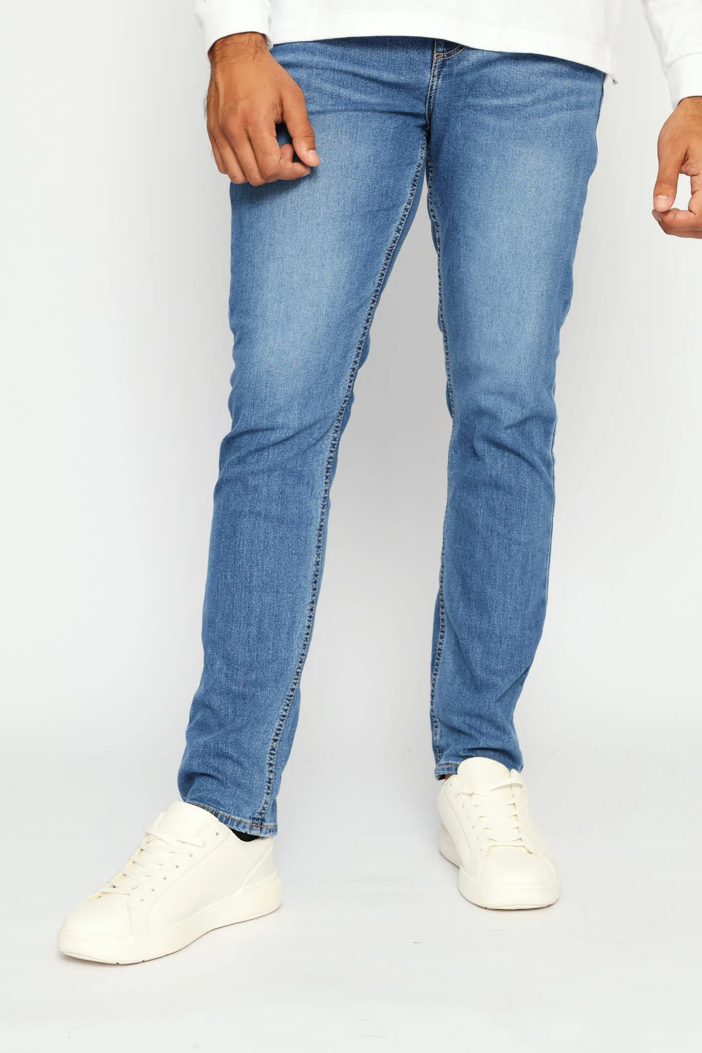 Slim Stretch Denim - Light Wash - Image 2