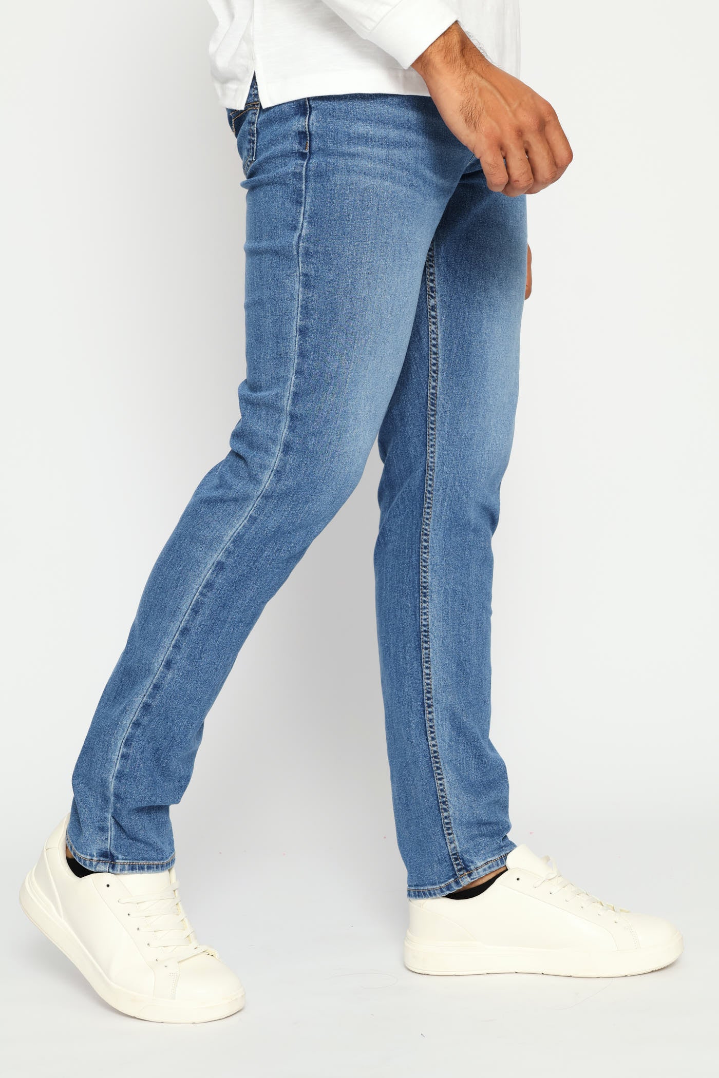 Slim Stretch Denim - Light Wash - Image 3