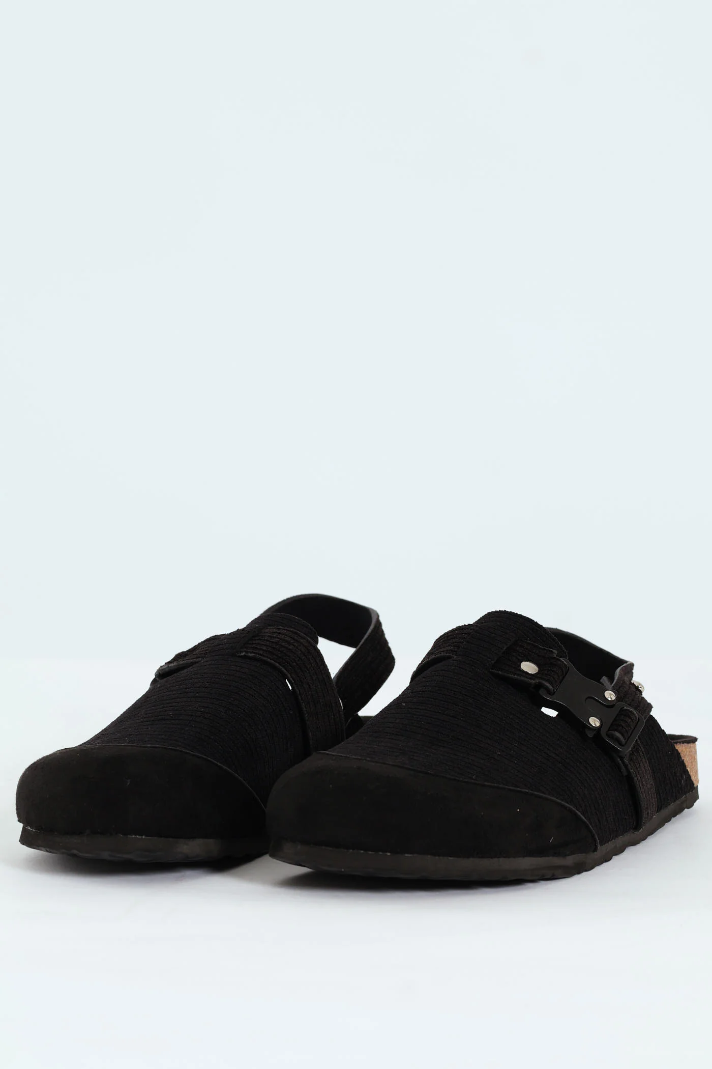 Slingback Clog With Chunky Hardware - Black - Image 5