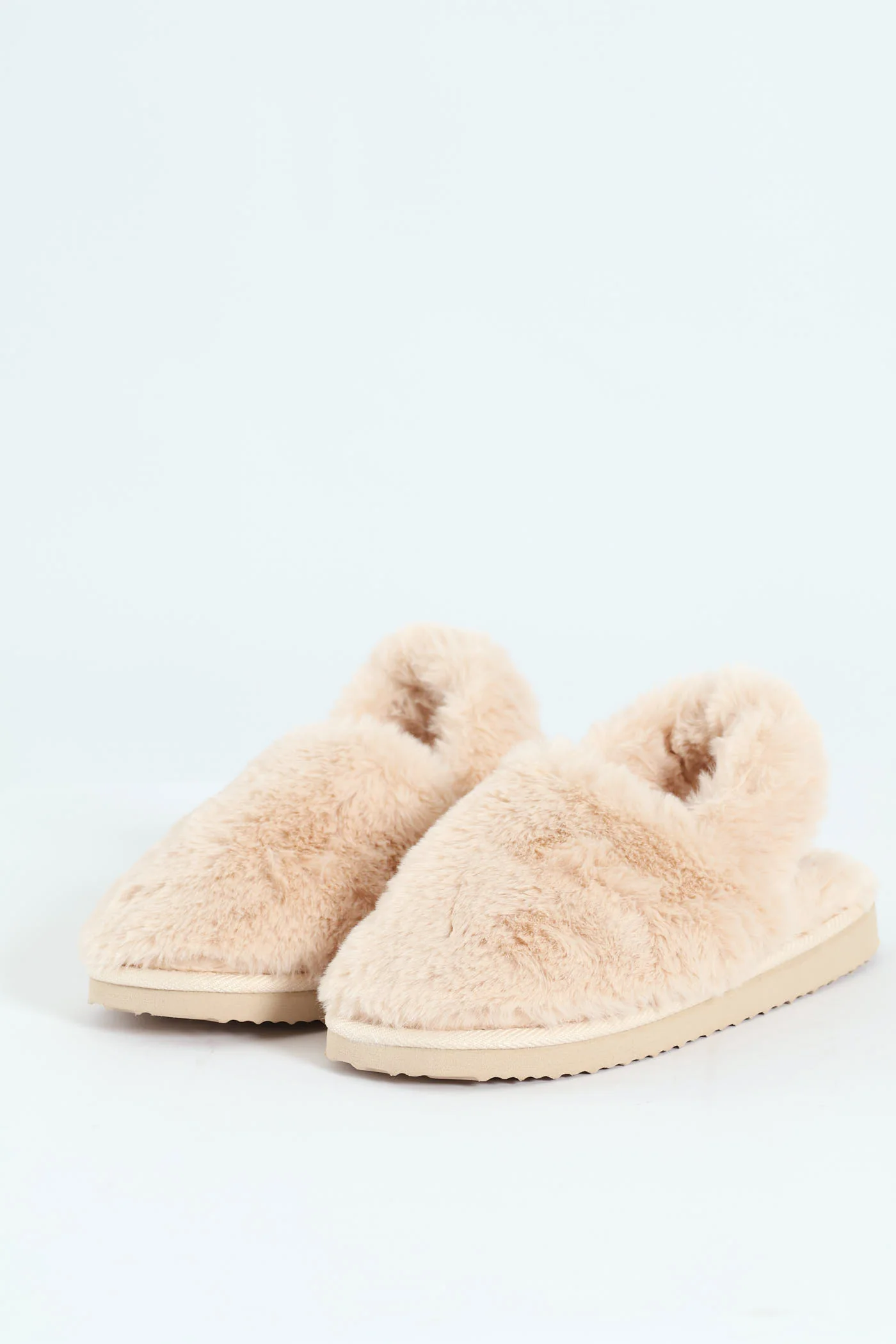 Slingback Closed Toe Slipper - Stone - Image 3