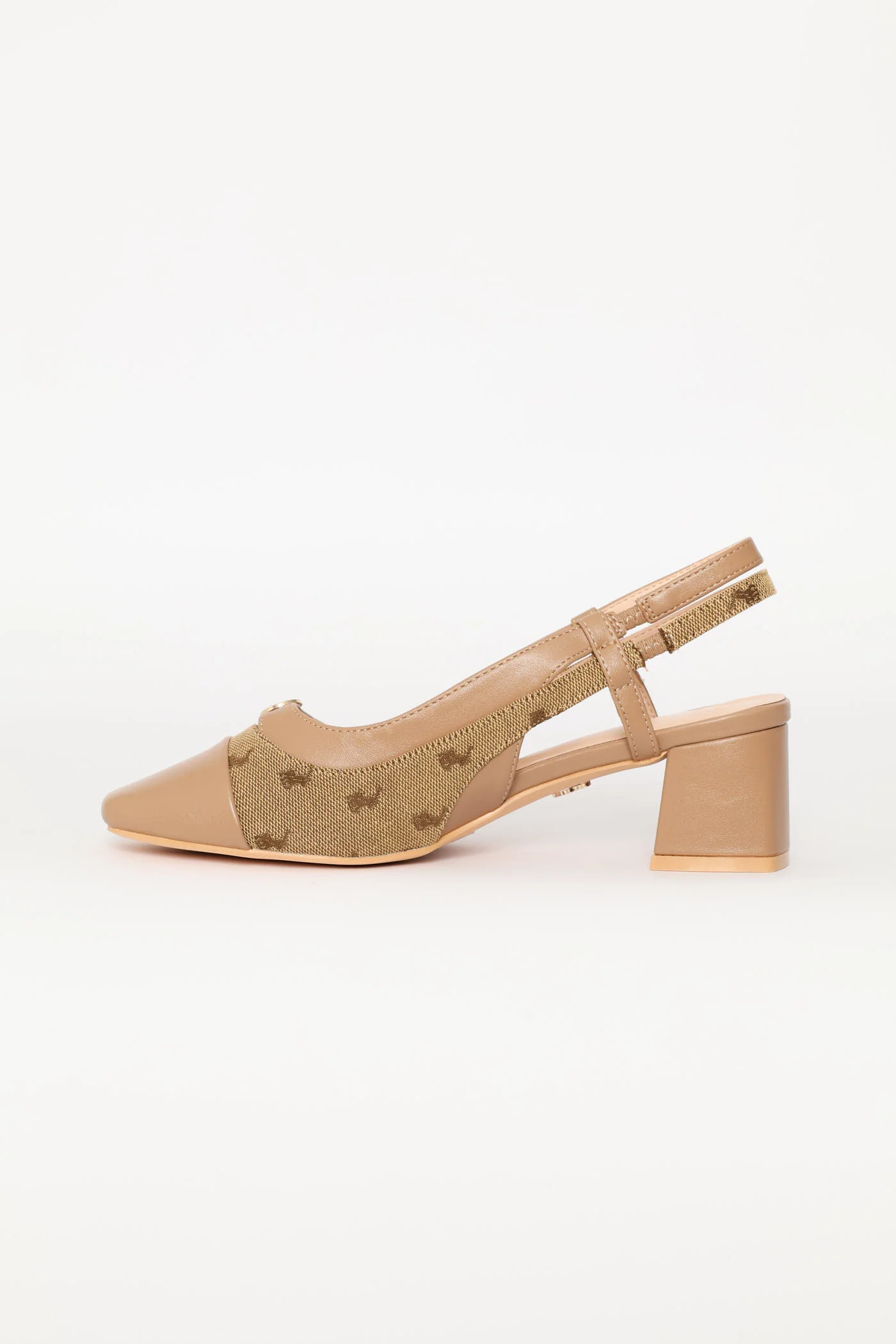 Slingback High Heel - Nude - Image 3