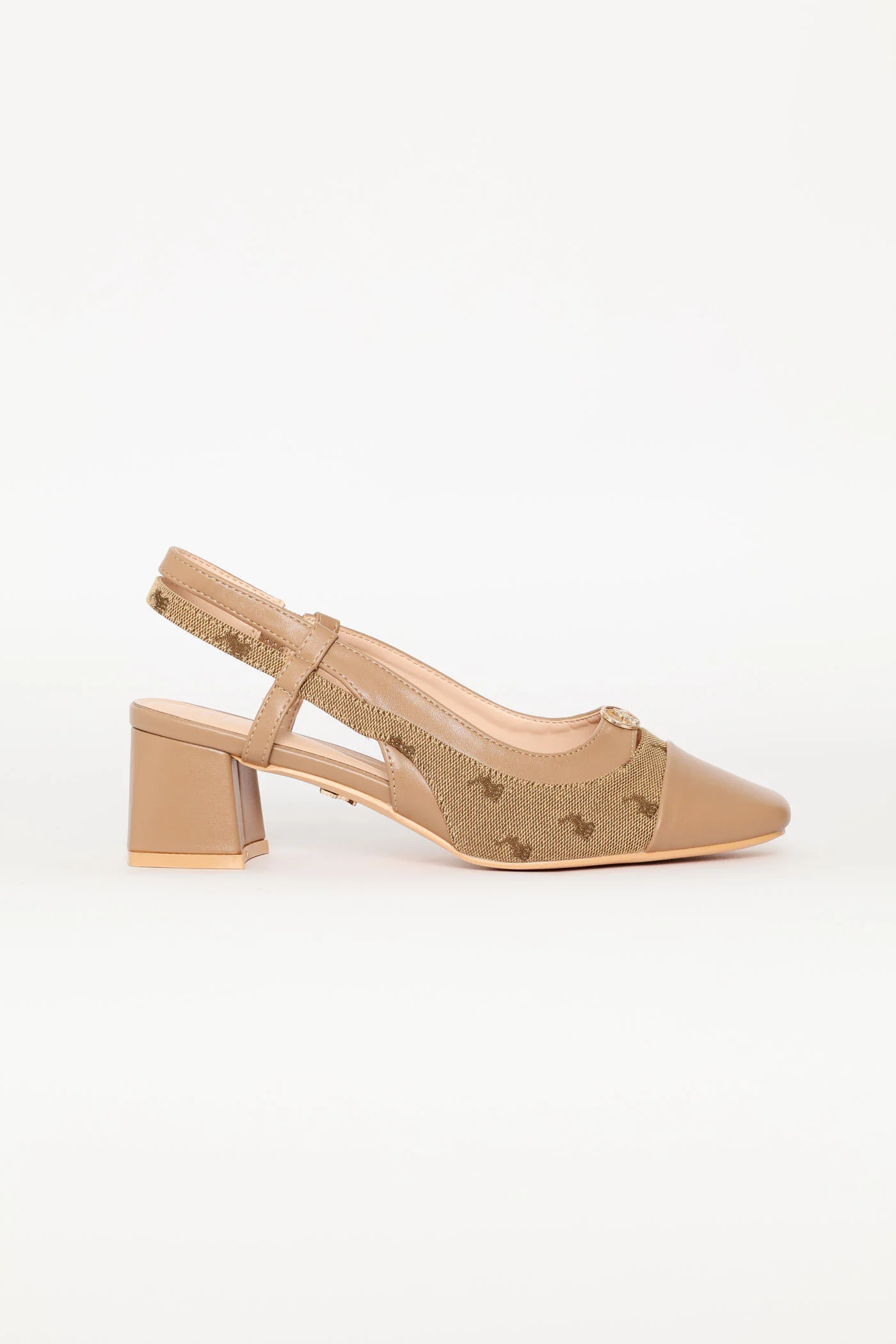 Slingback High Heel - Nude - Image 4