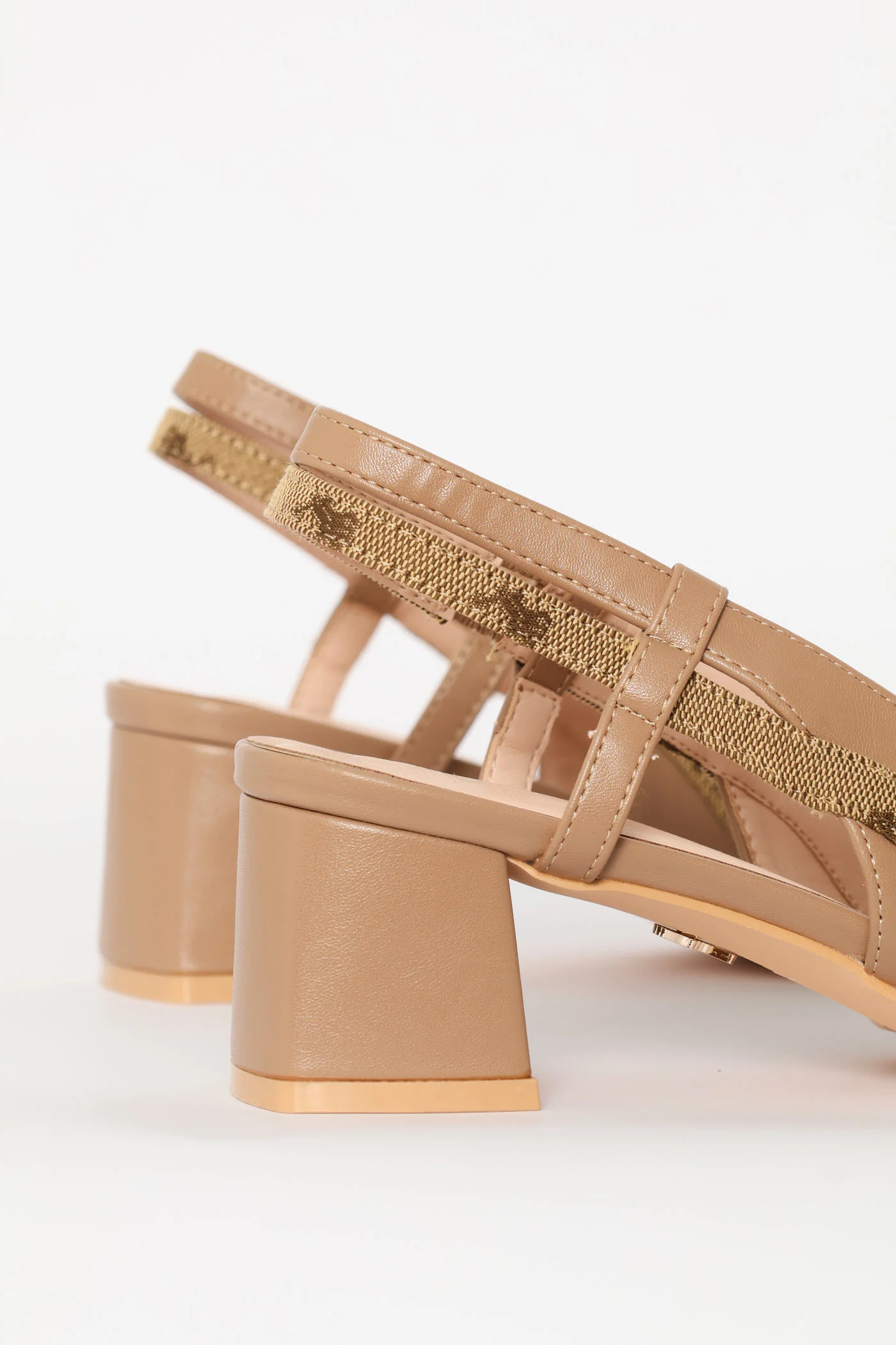 Slingback High Heel - Nude - Image 6