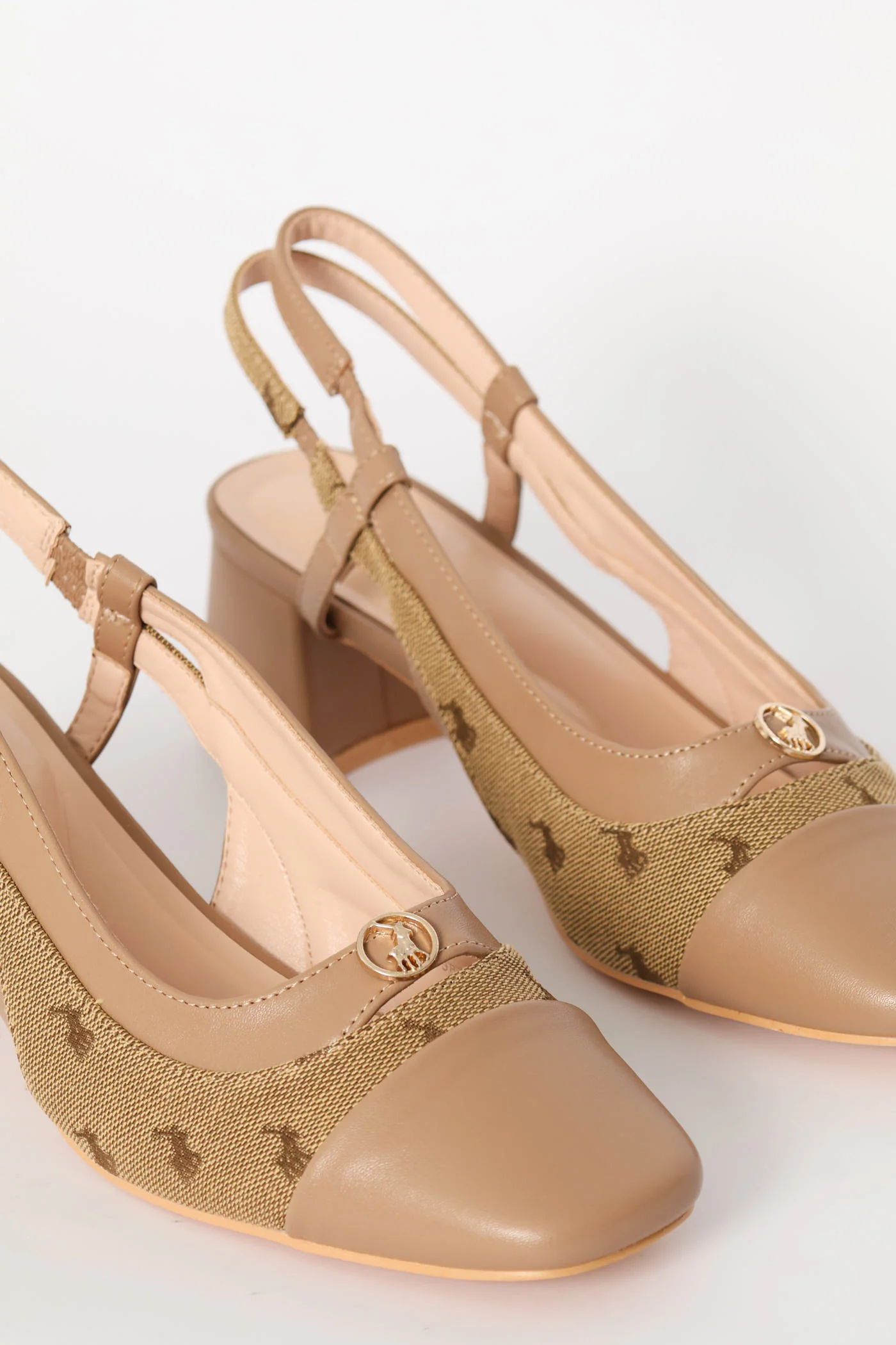 Slingback High Heel - Nude - Image 7