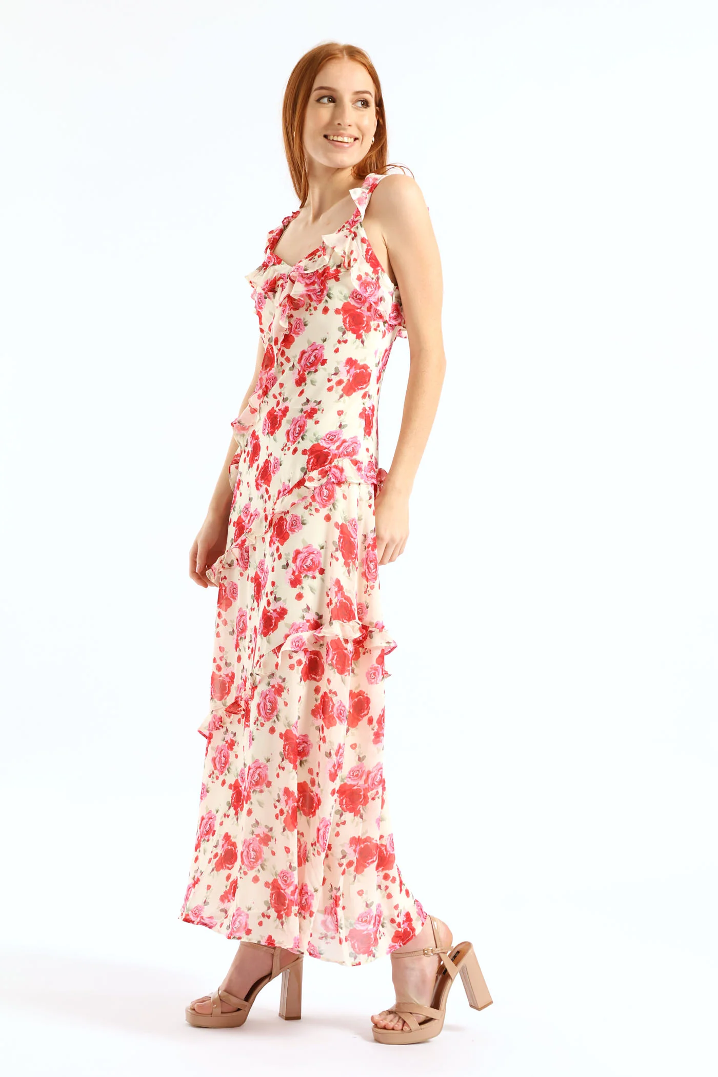 Slip Maxi Dress - Ivory - Image 4