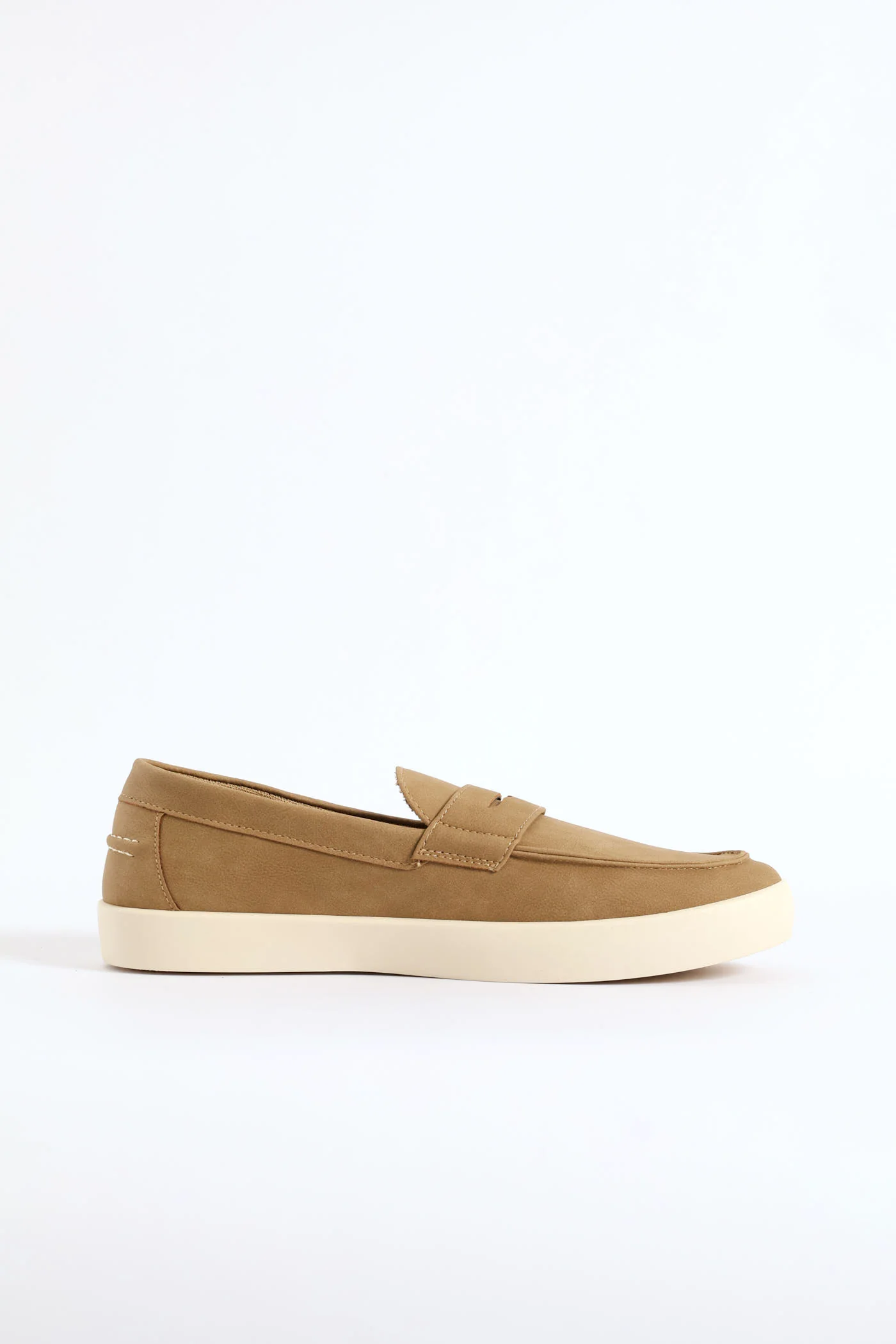 Slip On Casual Penny Moccasin - Taupe - Image 2