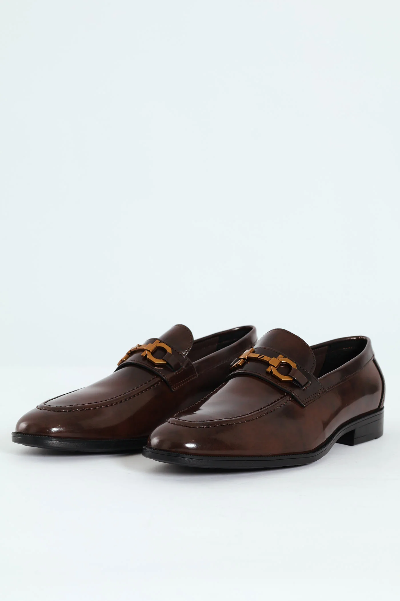Slip On Loafer With Trim Detail - Chocolate - Image 3