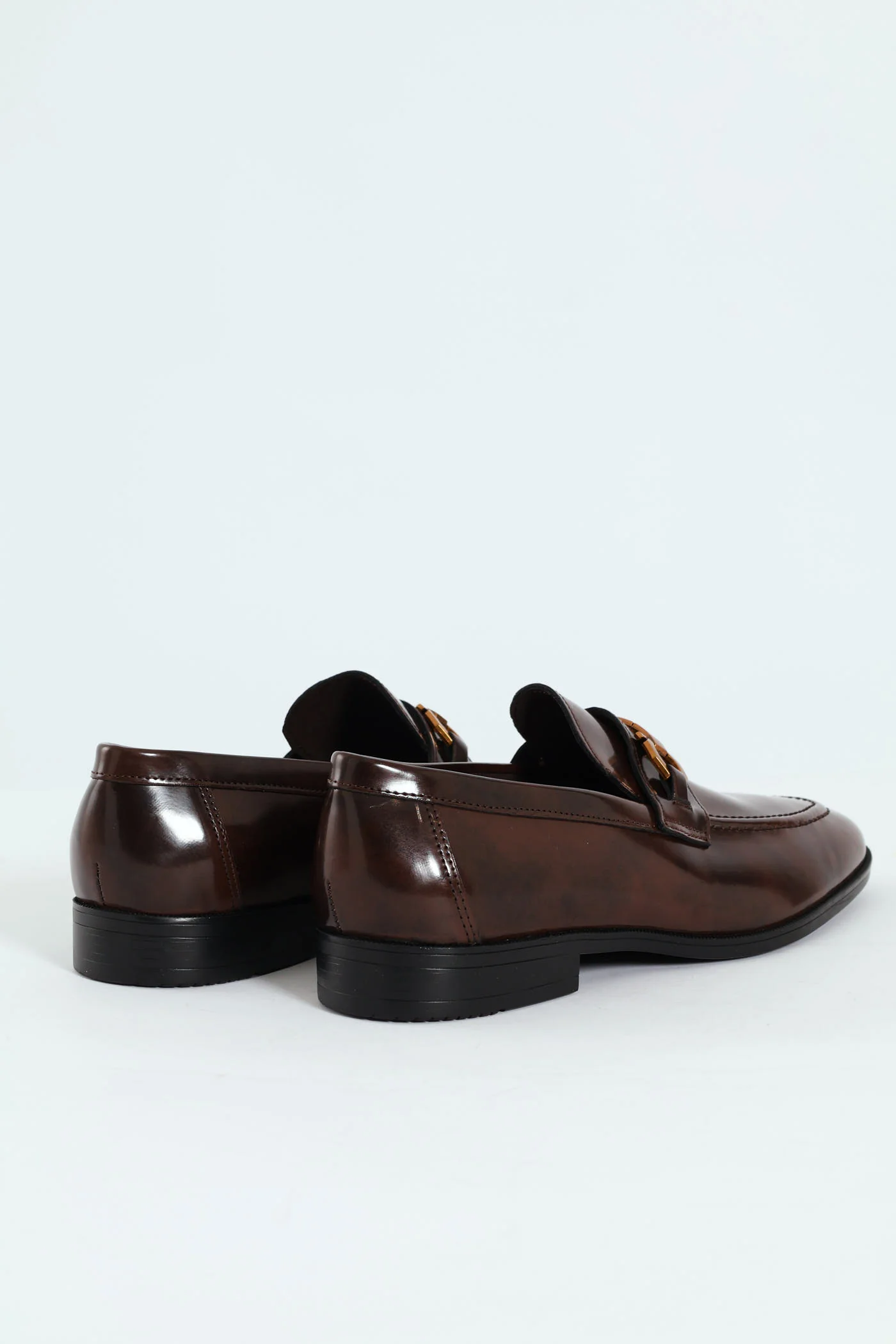Slip On Loafer With Trim Detail - Chocolate - Image 4