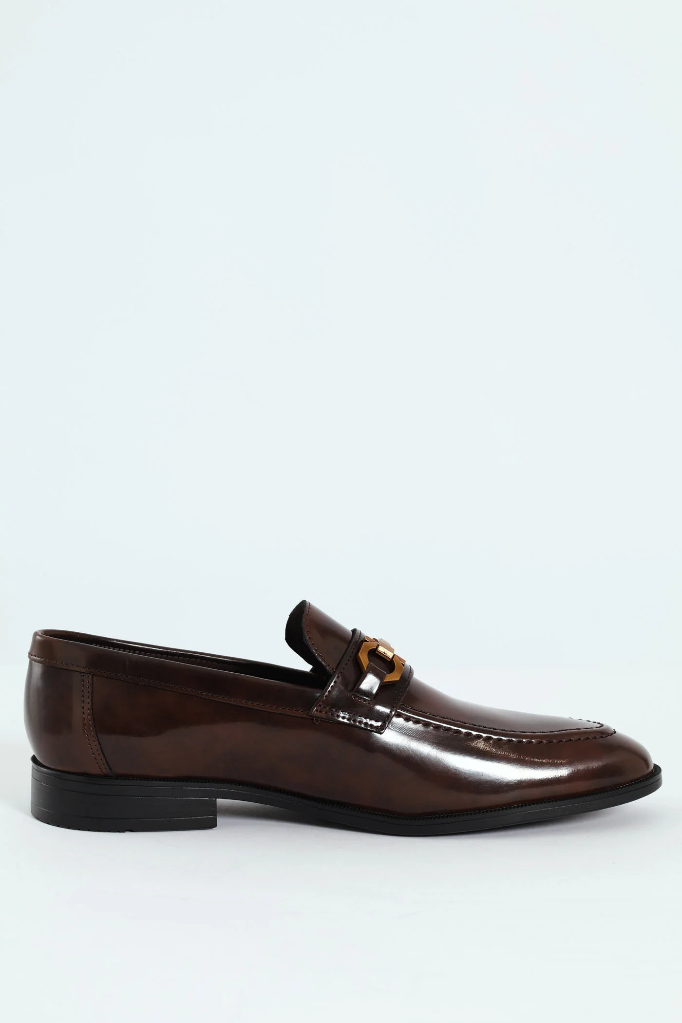 Slip On Loafer With Trim Detail - Chocolate - Image 5