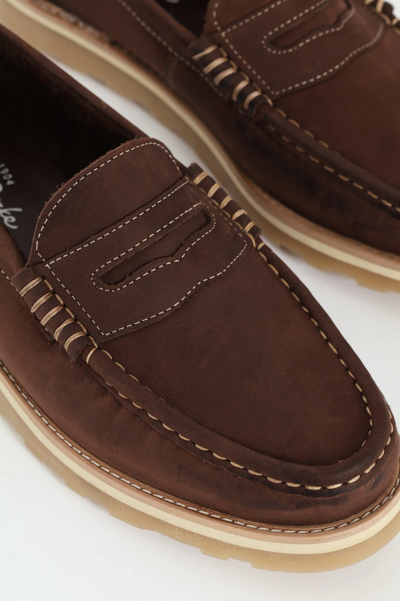 Slip On Penny Moccasin Loafer - Brown - Image 2