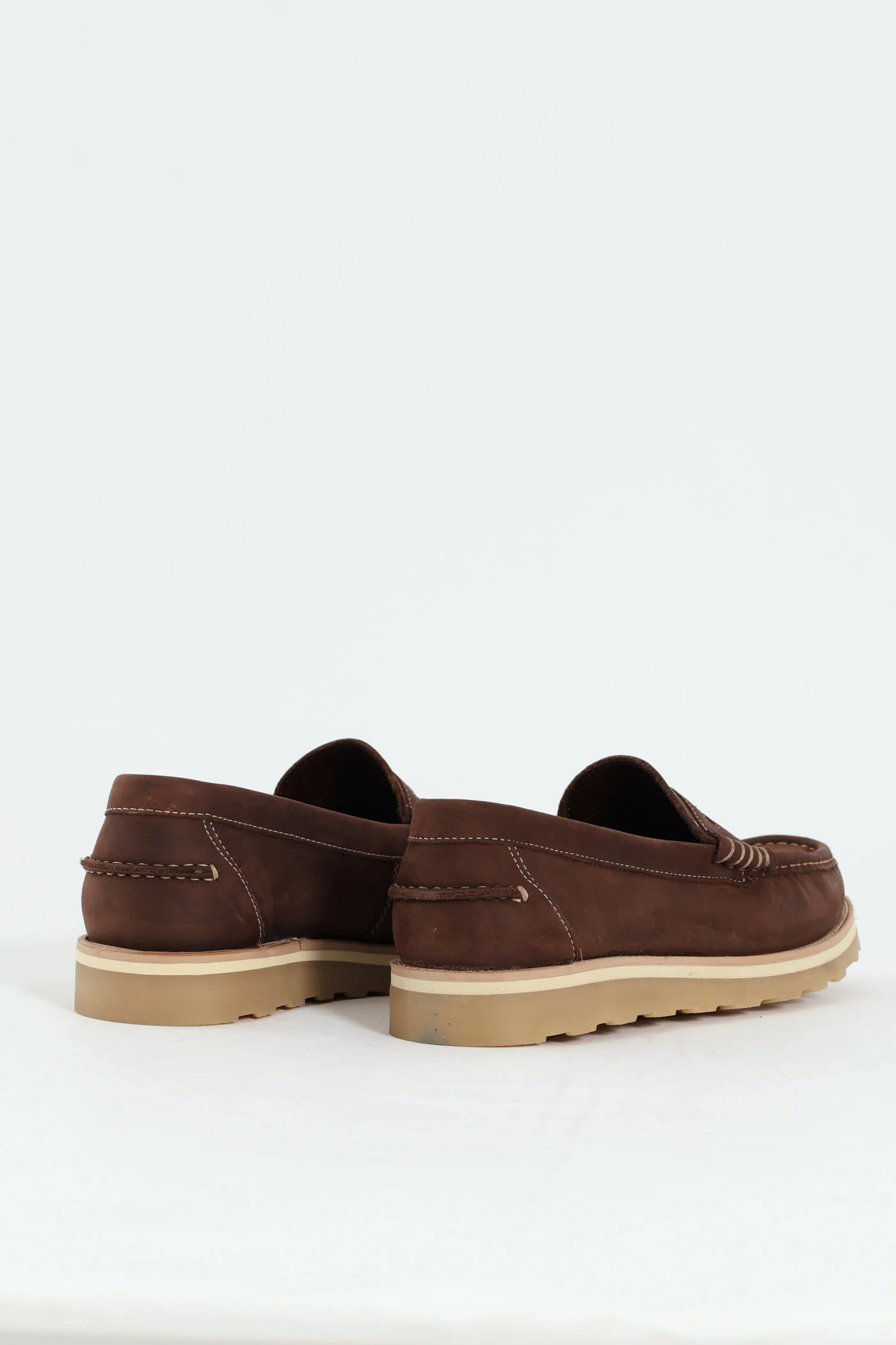 Slip On Penny Moccasin Loafer - Brown - Image 5