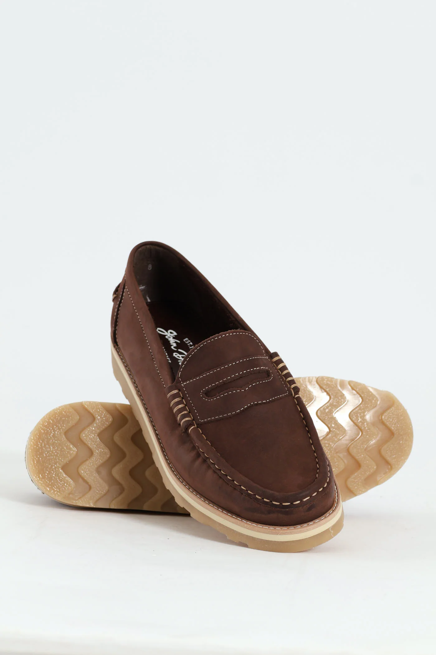 Slip On Penny Moccasin Loafer - Brown - Image 6