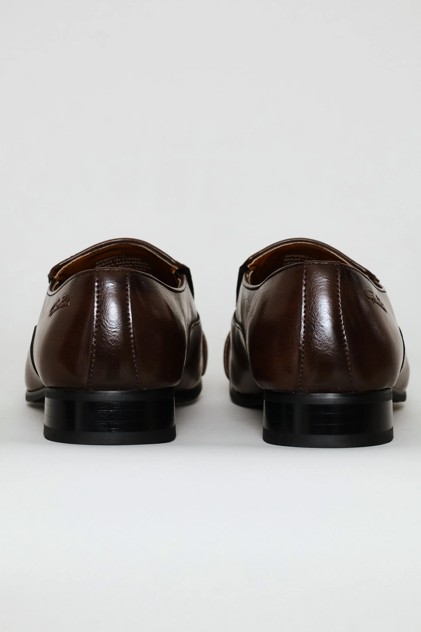 Slip On Smart Shoe With Toe Cap - Brown - Image 6