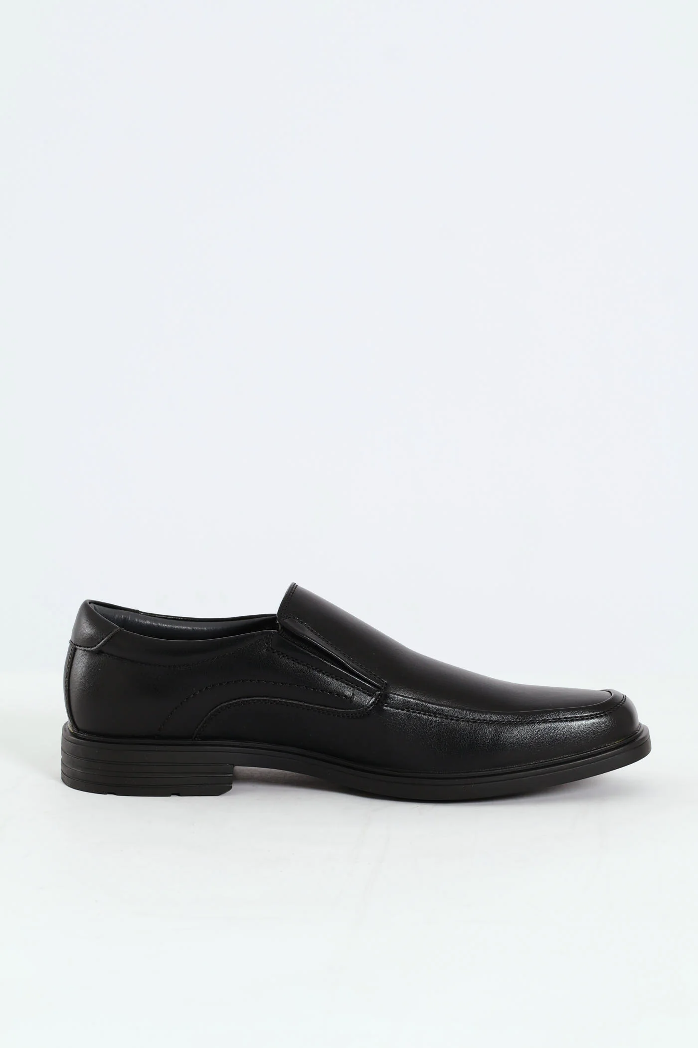 Slip On Square Toe Formal Shoe - Black - Image 3